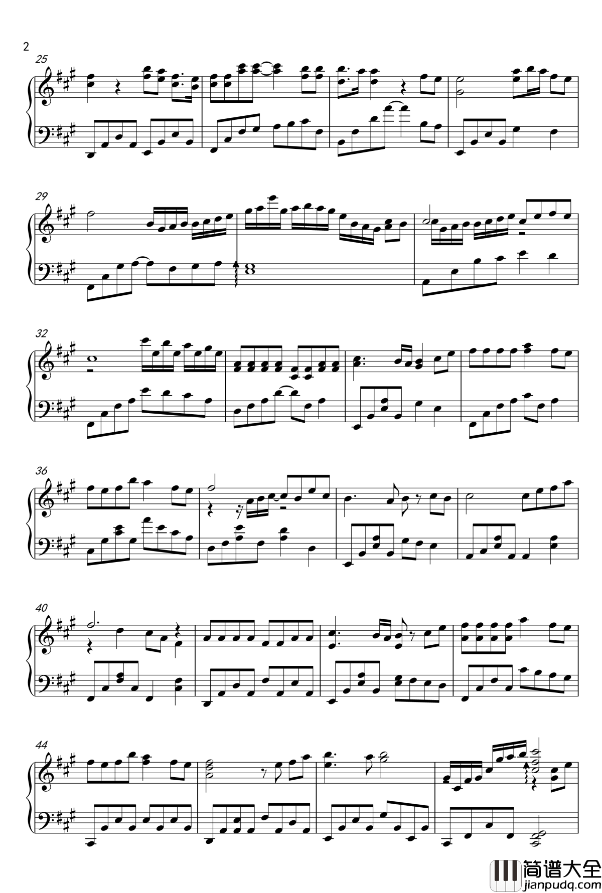 一番綺麗な私を钢琴谱_中岛美嘉