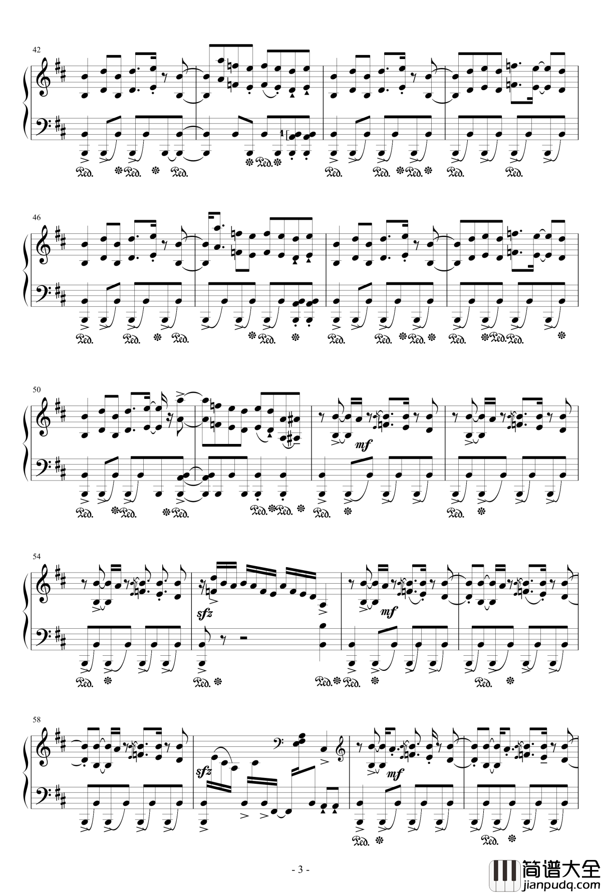 Piano_Ninja钢琴谱_触手猴