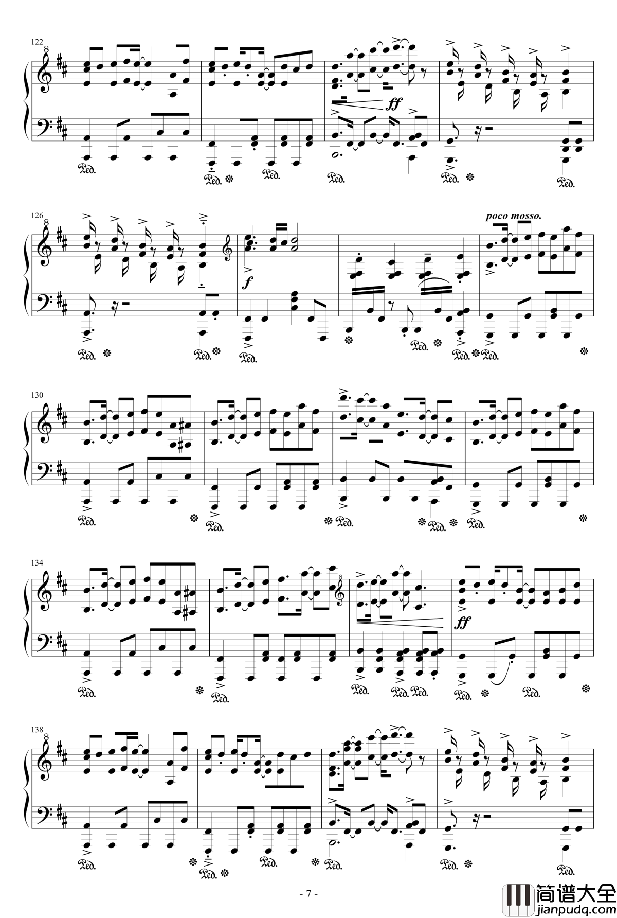 Piano_Ninja钢琴谱_触手猴