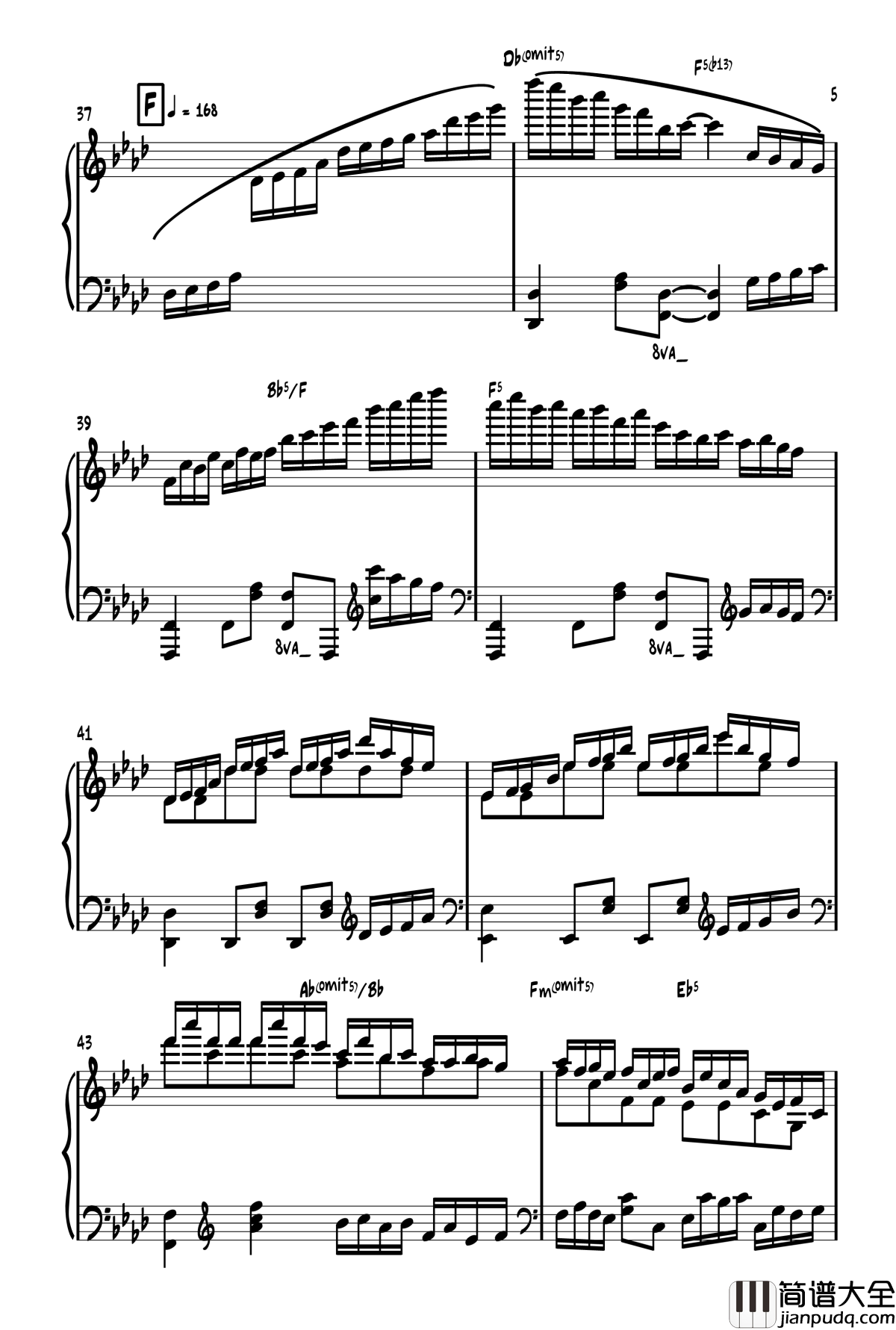 旅人1970钢琴谱_ヴォヤージュ１９７０_zun