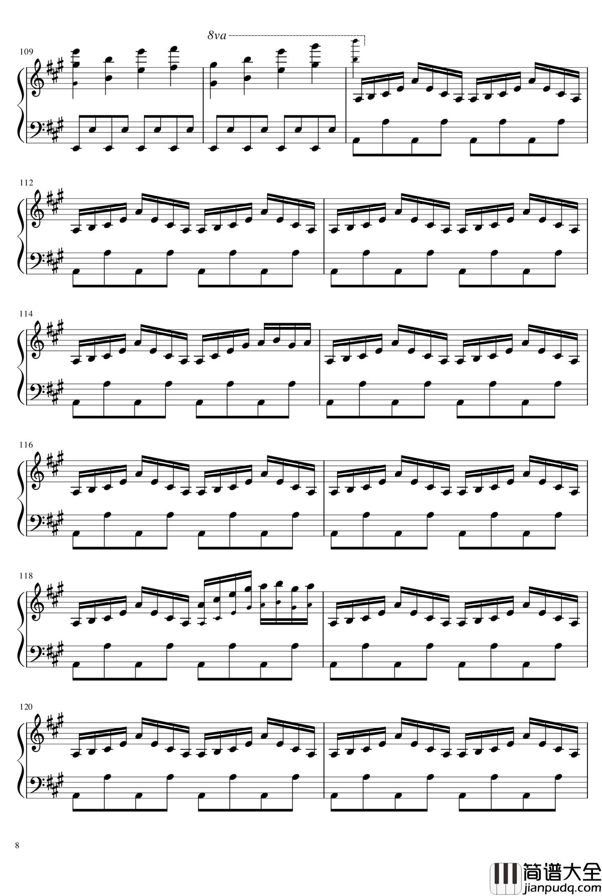 freedom_dive钢琴谱_xi