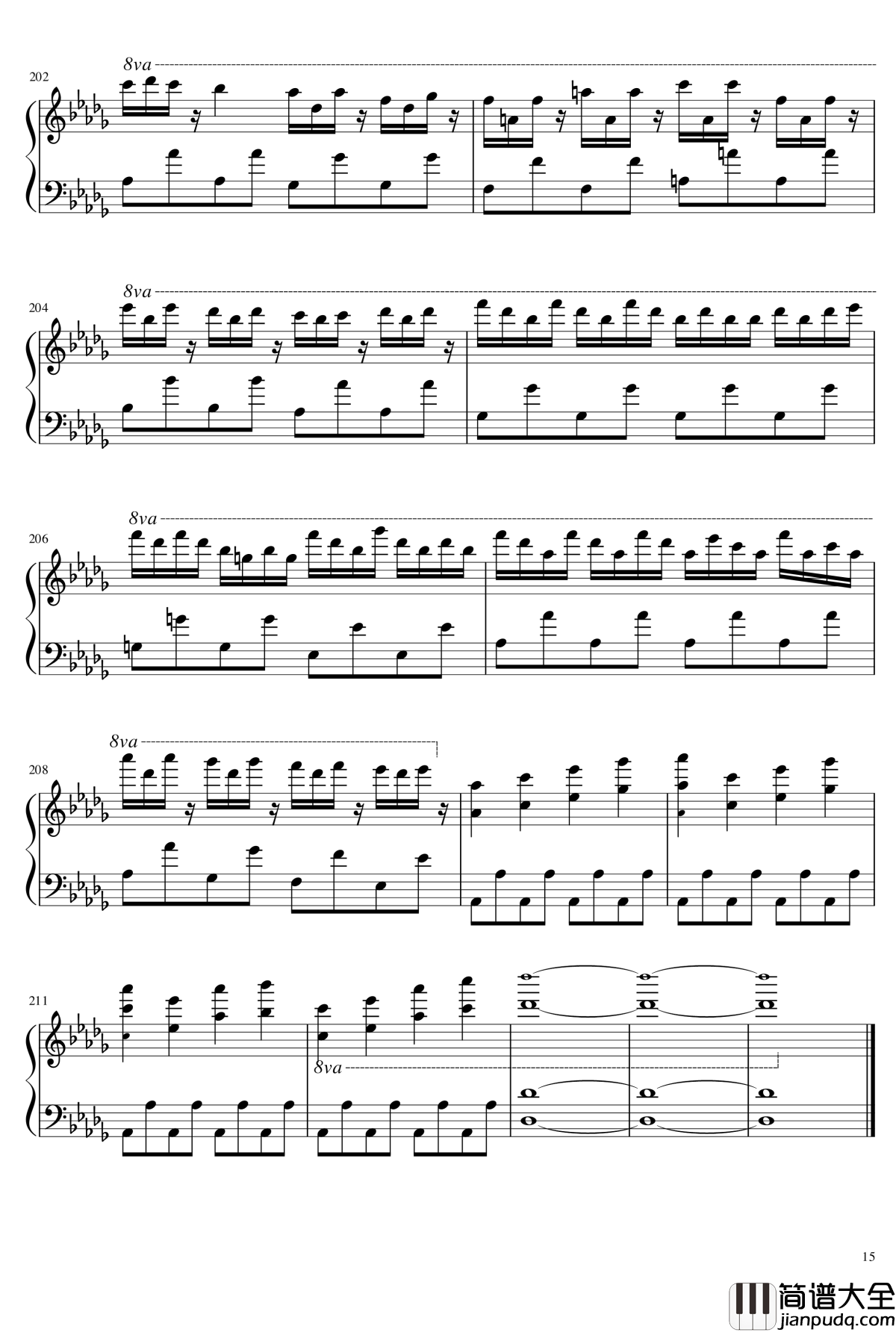 freedom_dive钢琴谱_xi