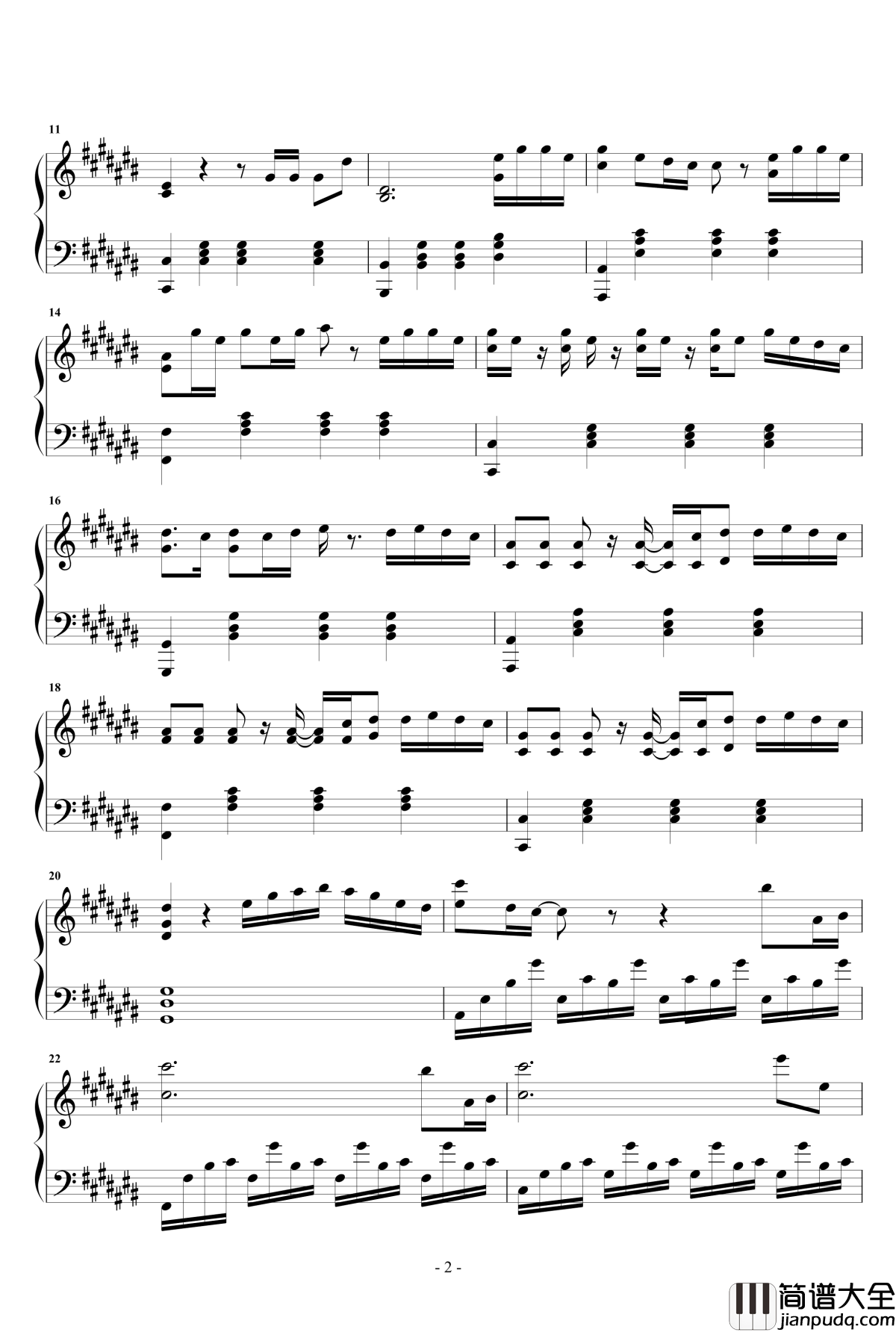 Try_独奏谱钢琴谱_冯曦妤