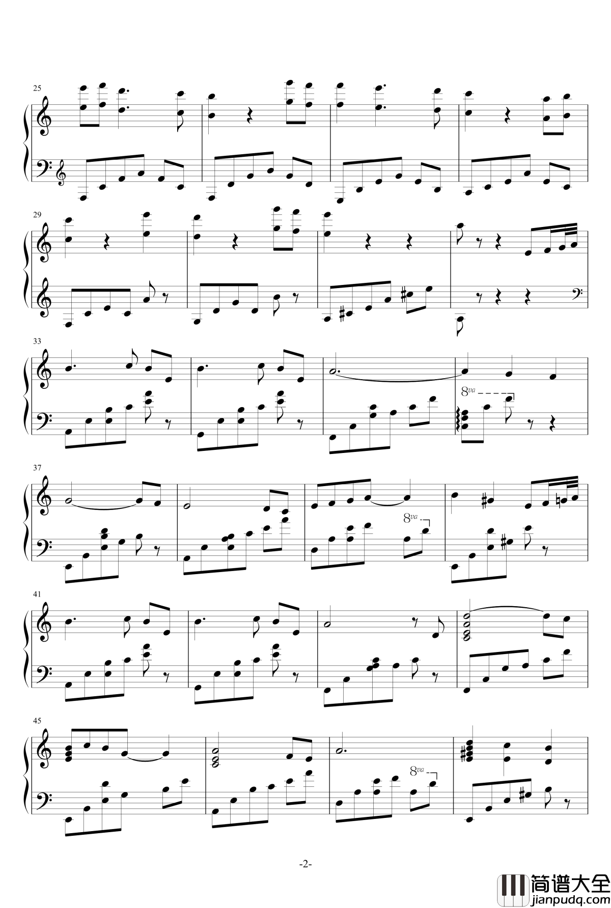 Lost_Memory钢琴谱_四月_xxxHolic__S.E.N.S._日灵异事件簿OST