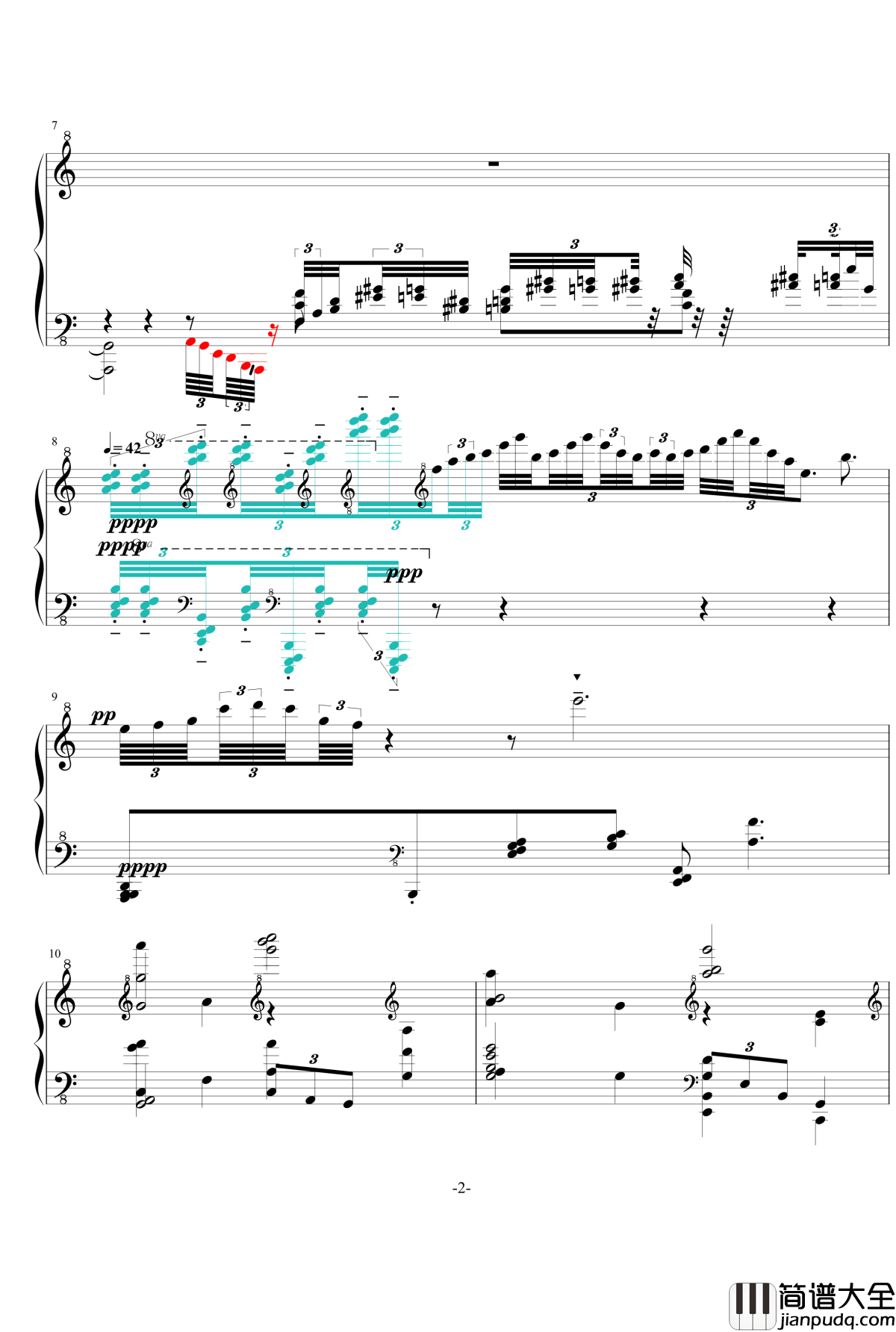 NO._1_Op.7钢琴谱_北方局长