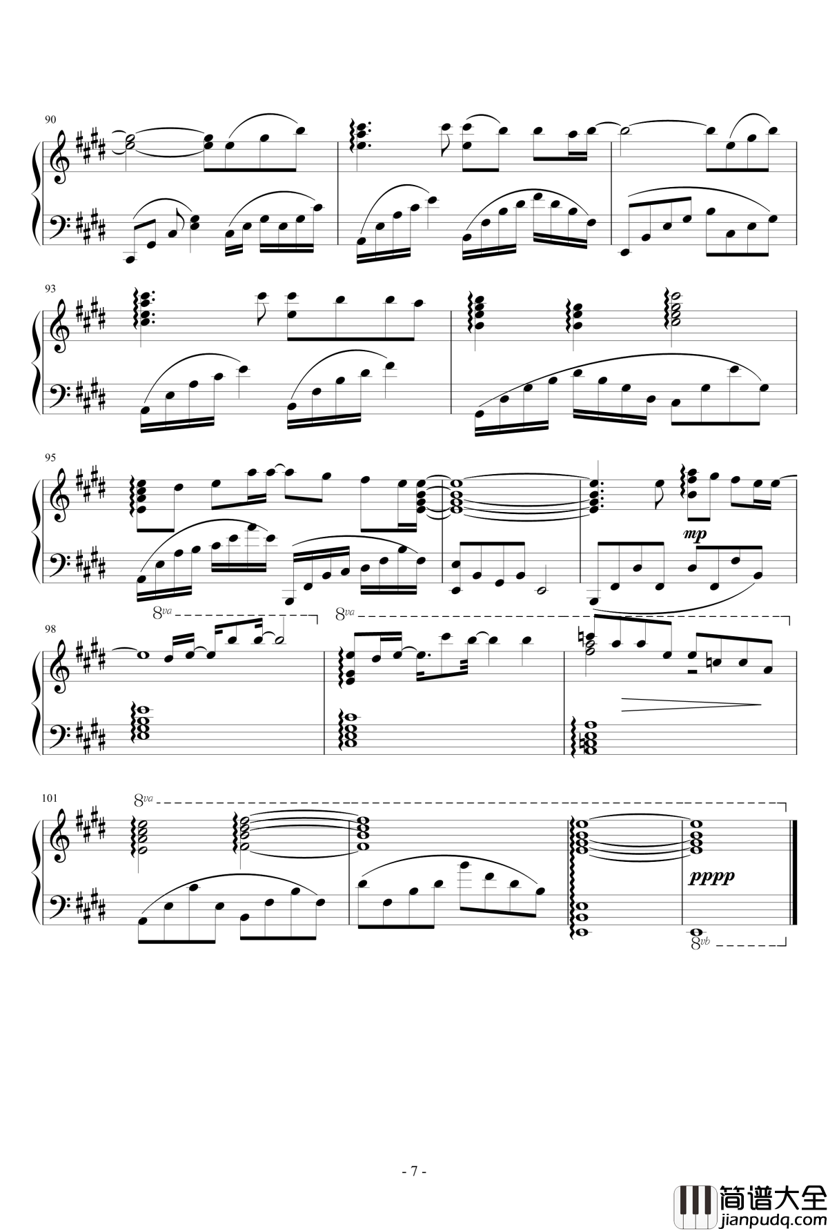 天空与心灵皆能雨过天晴钢琴谱_【Lovelive】Aqours~空も心も晴れるから