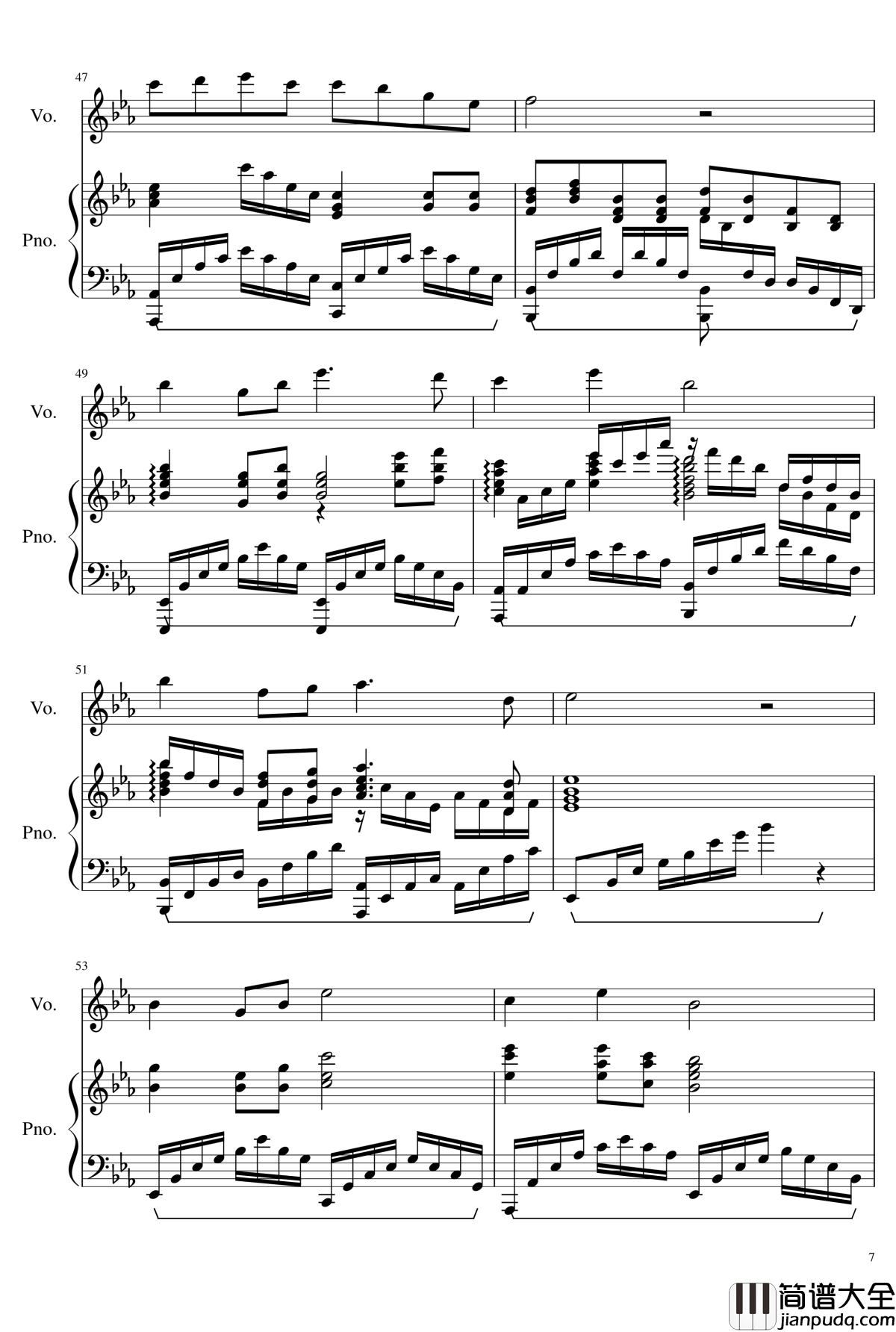 送别钢琴谱_唯美弹唱_李叔同