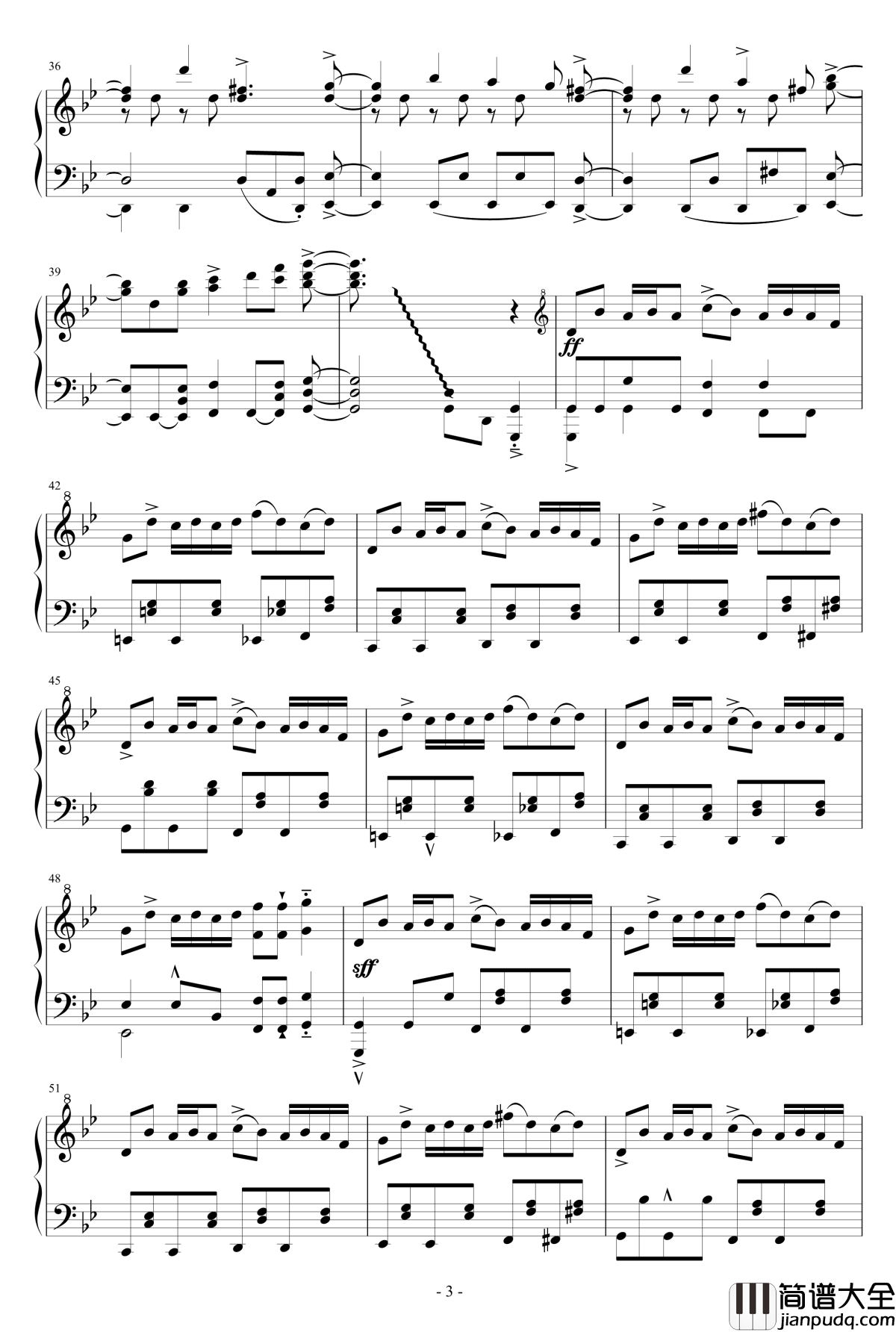 _フラワリングナイト钢琴谱_幻想游戏2