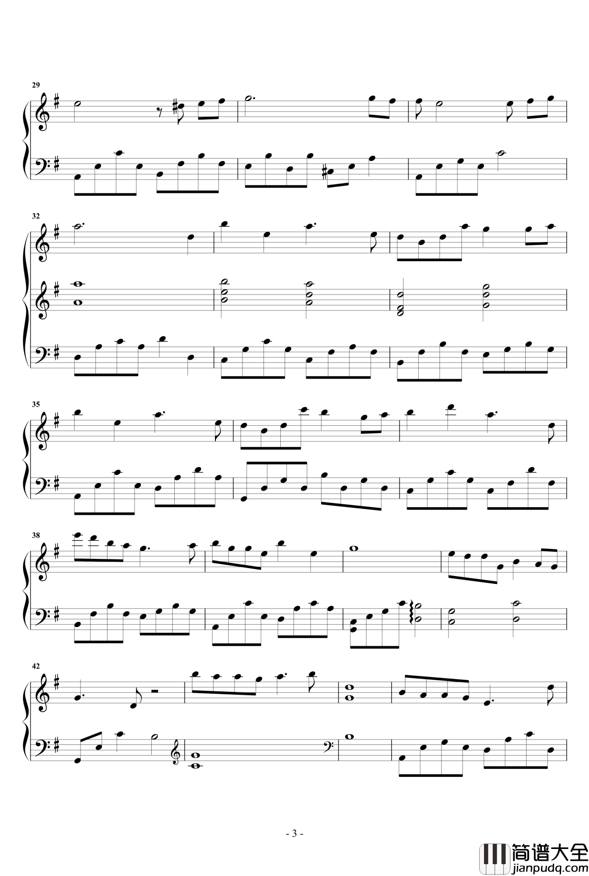 曾经守候钢琴谱_华丽弹唱版_张碧晨