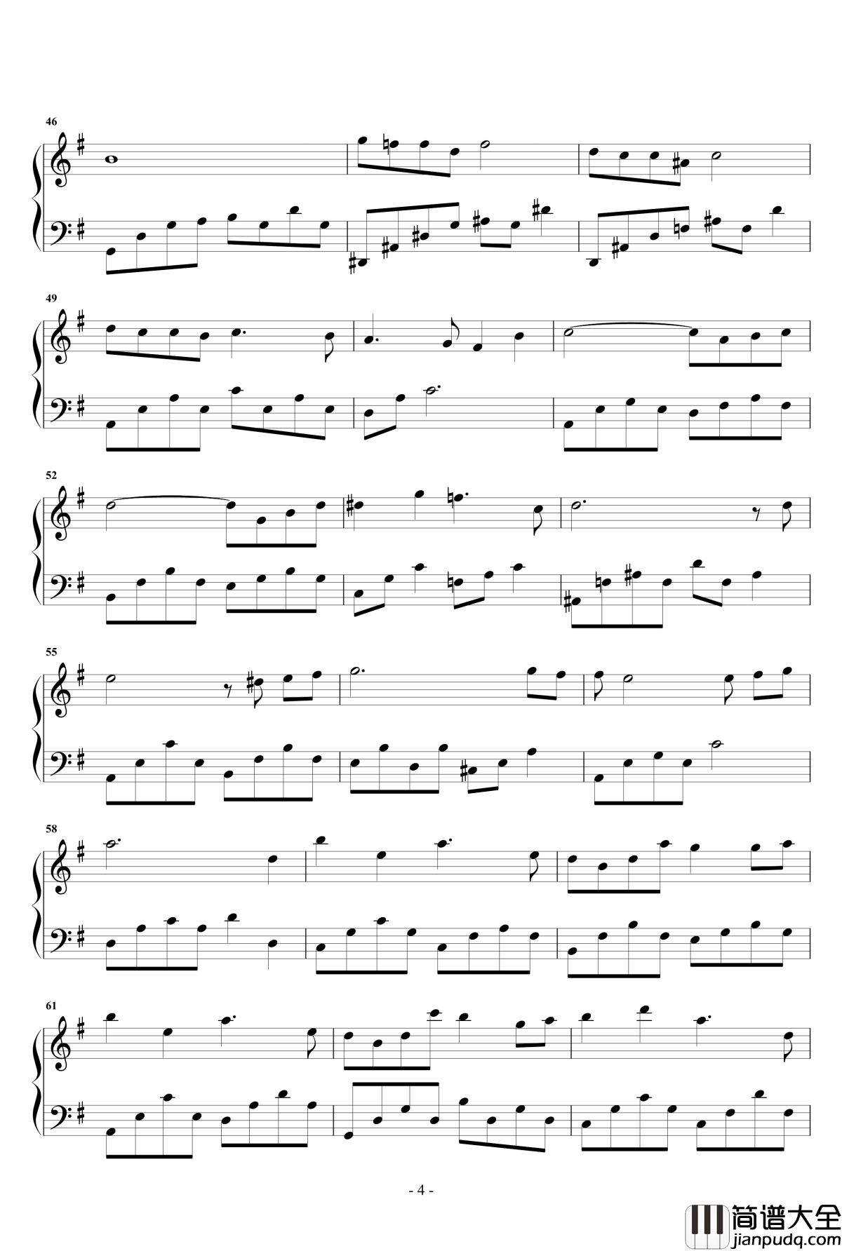 曾经守候钢琴谱_华丽弹唱版_张碧晨