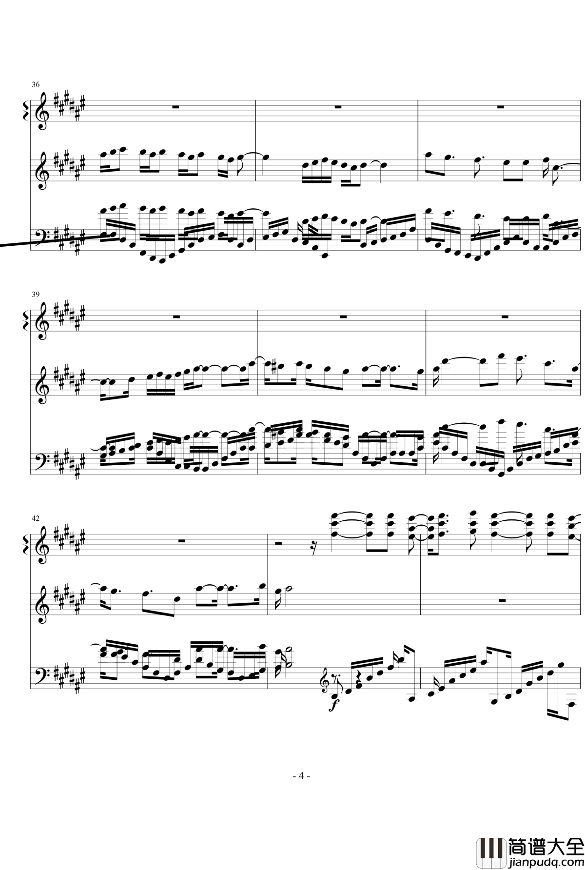 Stardust_Melodia钢琴谱_境界线上的地平线_Ceui