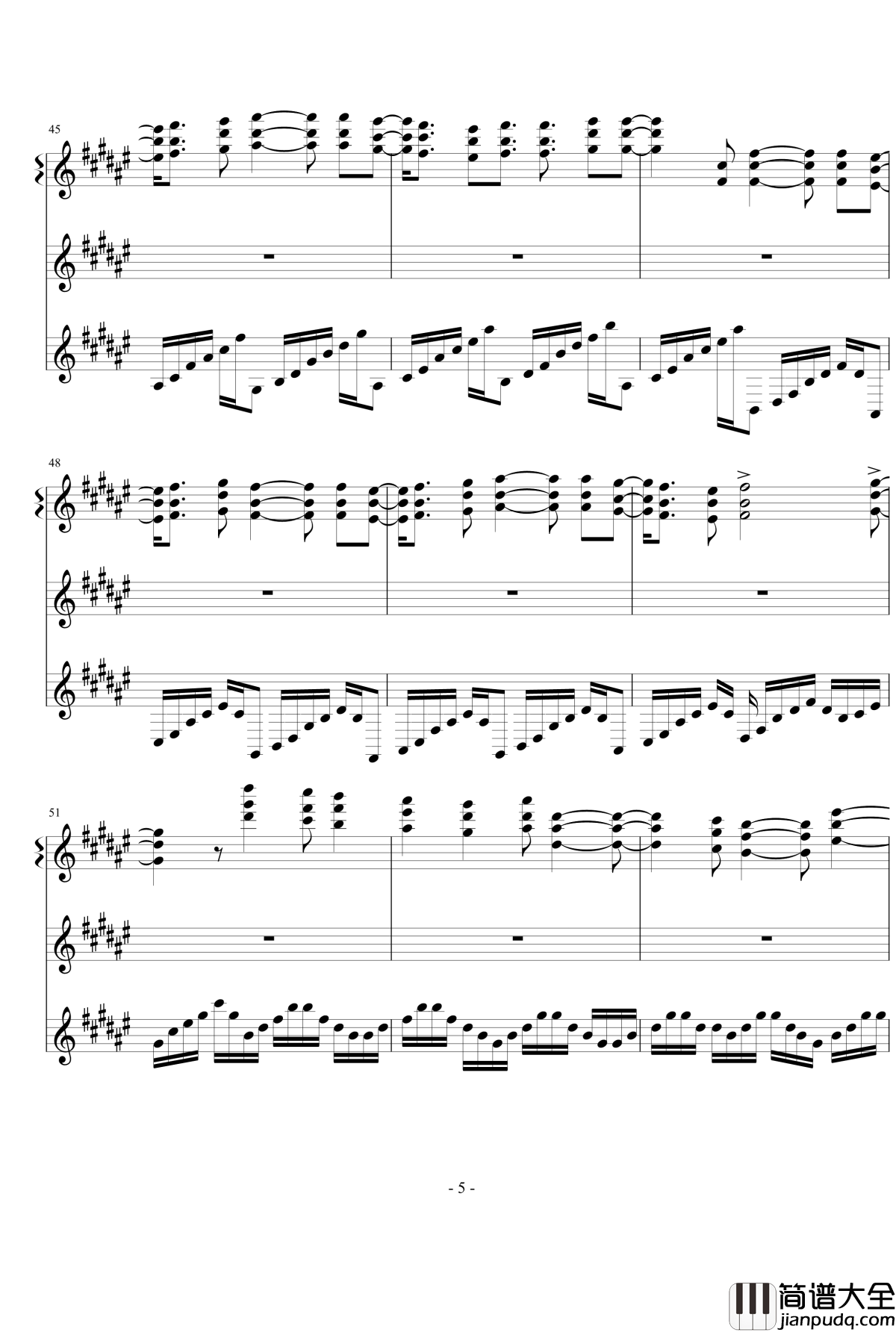 Stardust_Melodia钢琴谱_境界线上的地平线_Ceui