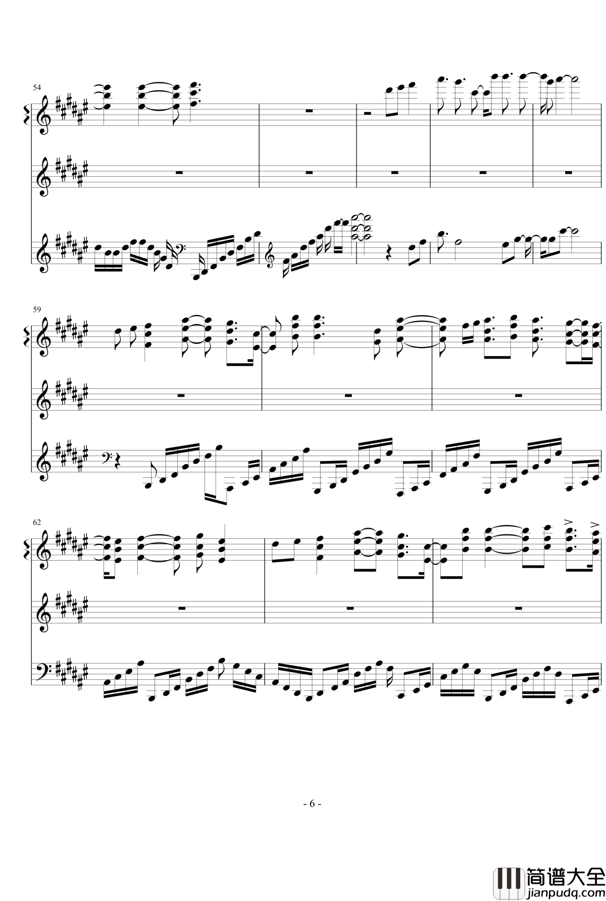 Stardust_Melodia钢琴谱_境界线上的地平线_Ceui