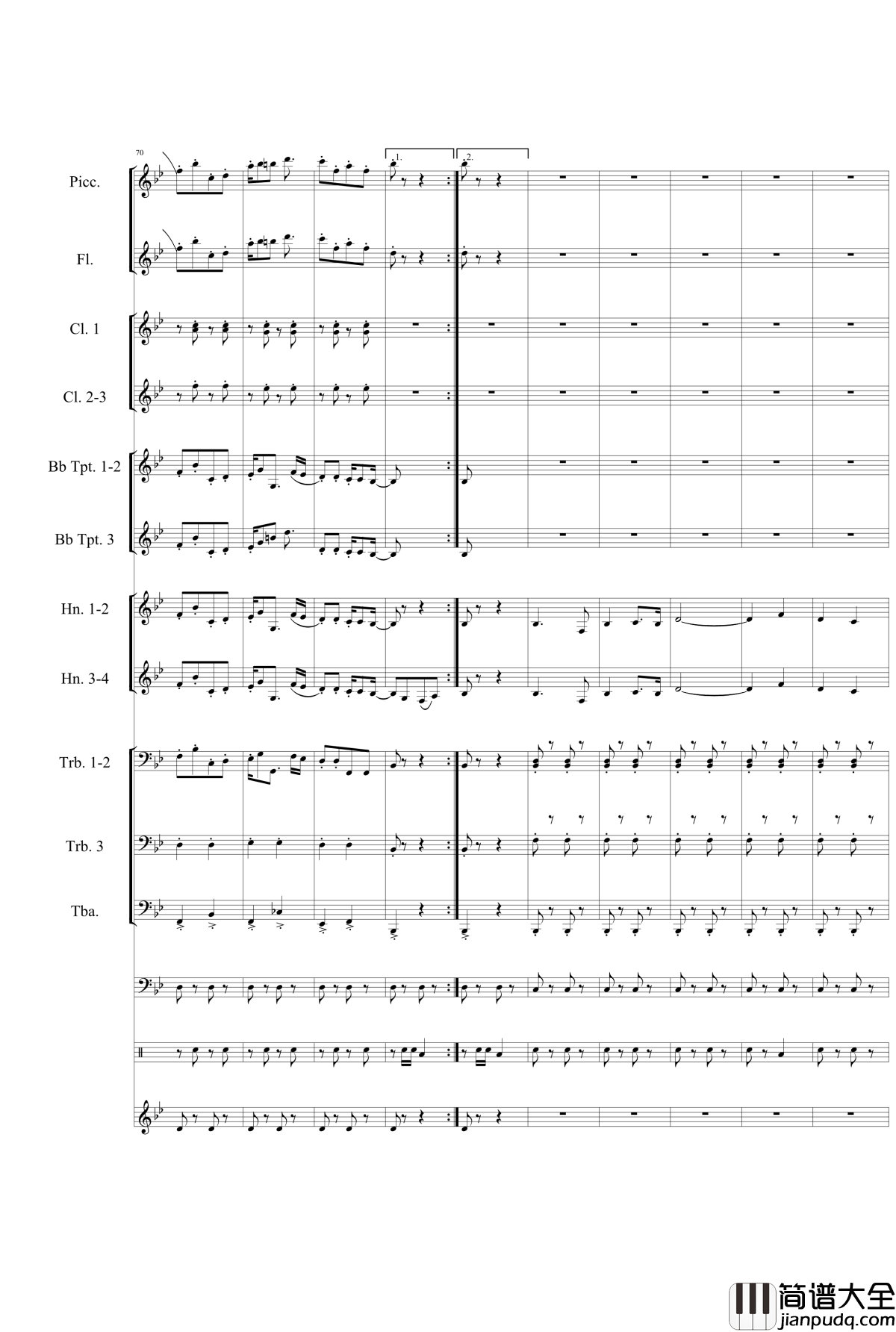 Fest_March钢琴谱_wudildy