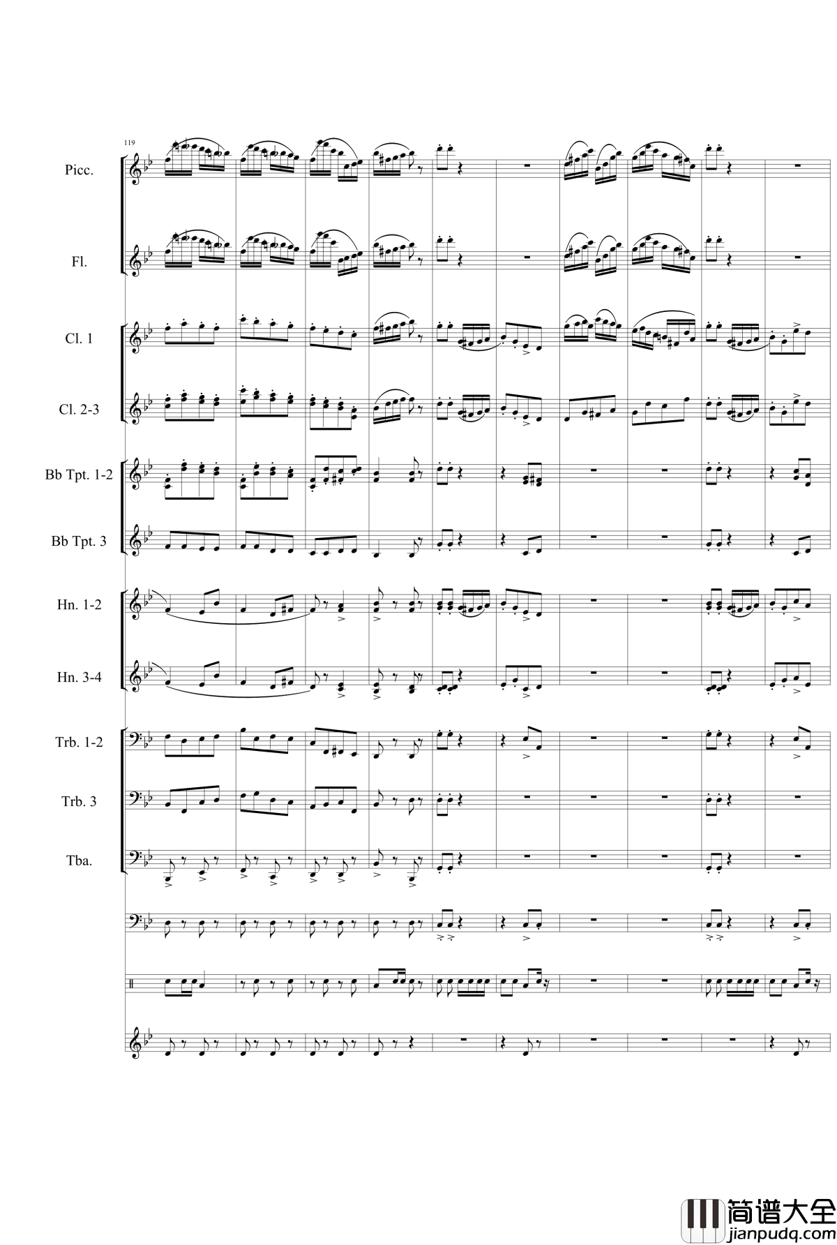 Fest_March钢琴谱_wudildy