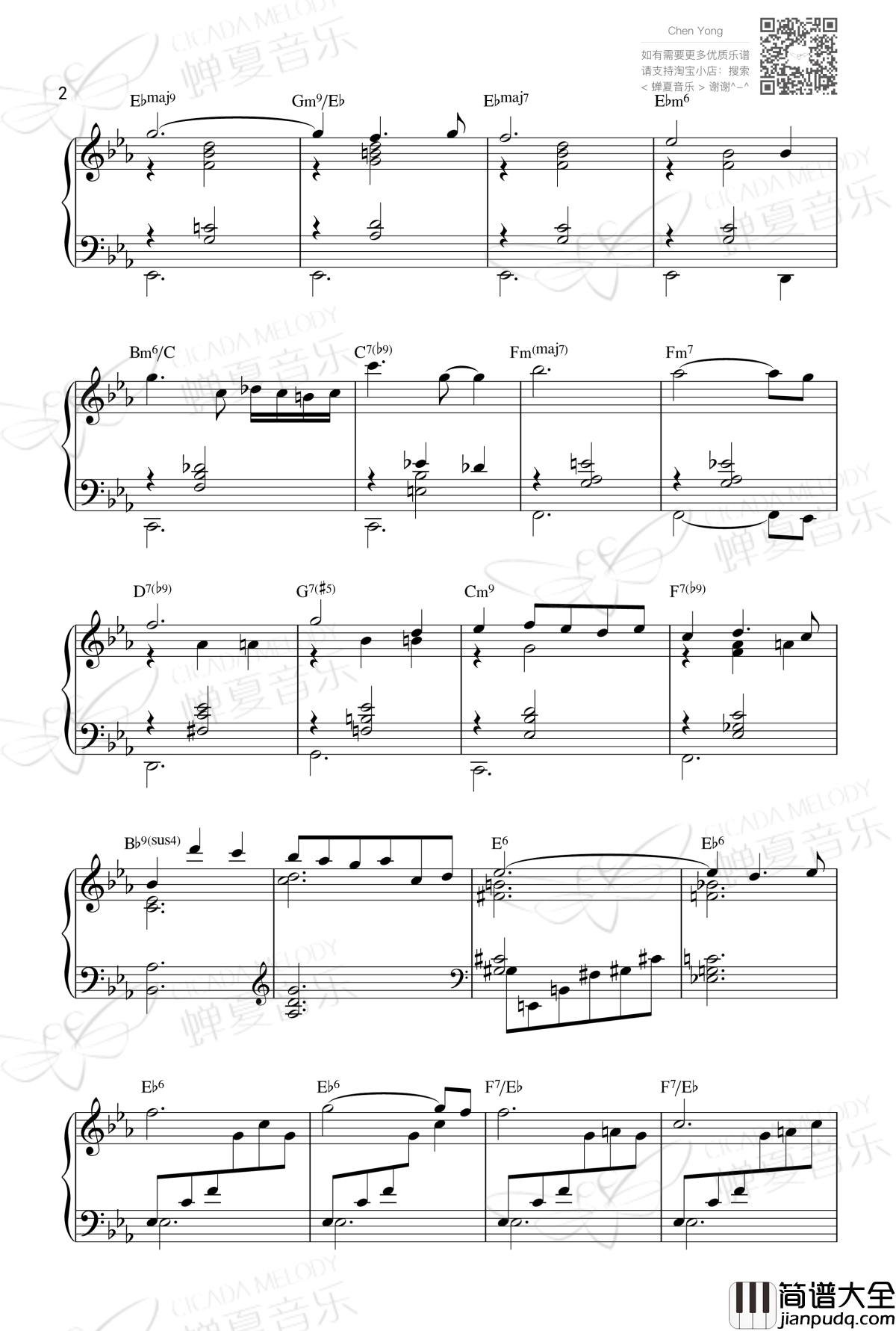 夜曲钢琴谱_肖邦_chopin