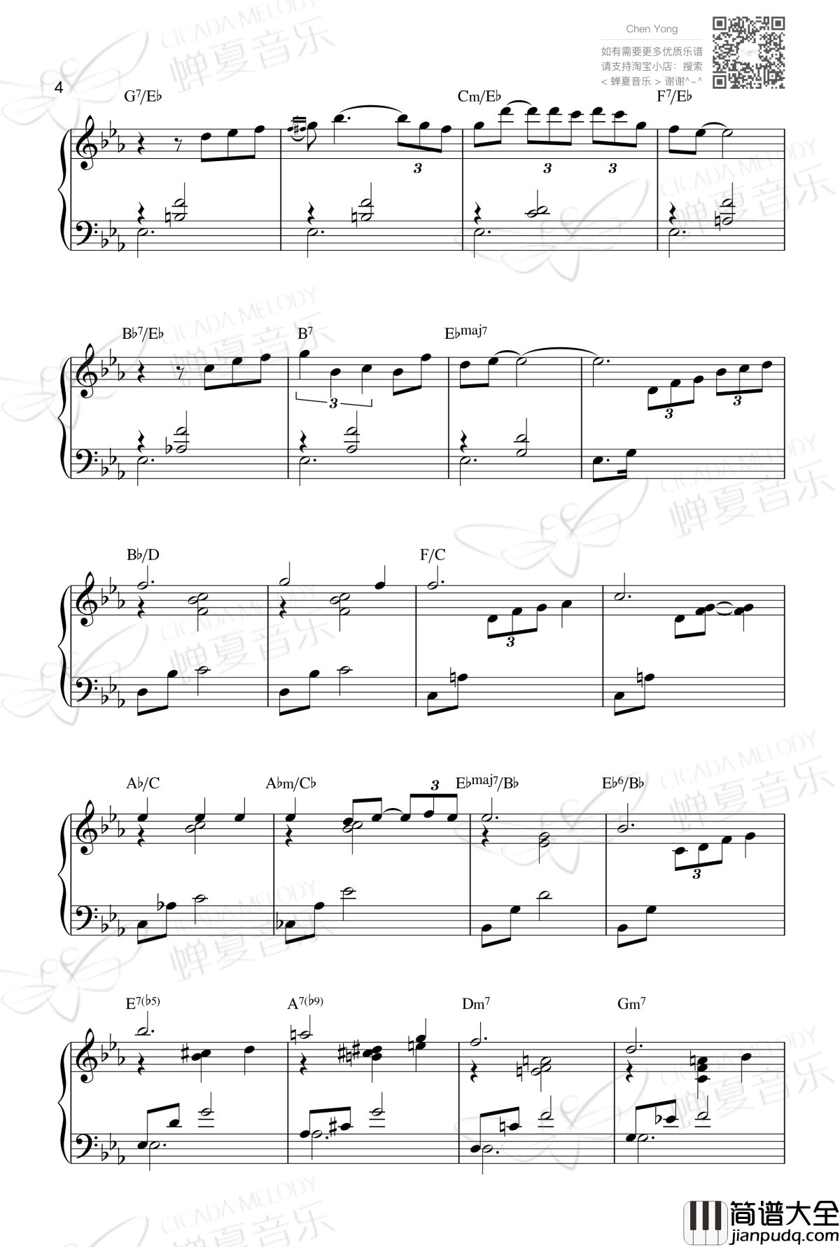 夜曲钢琴谱_肖邦_chopin