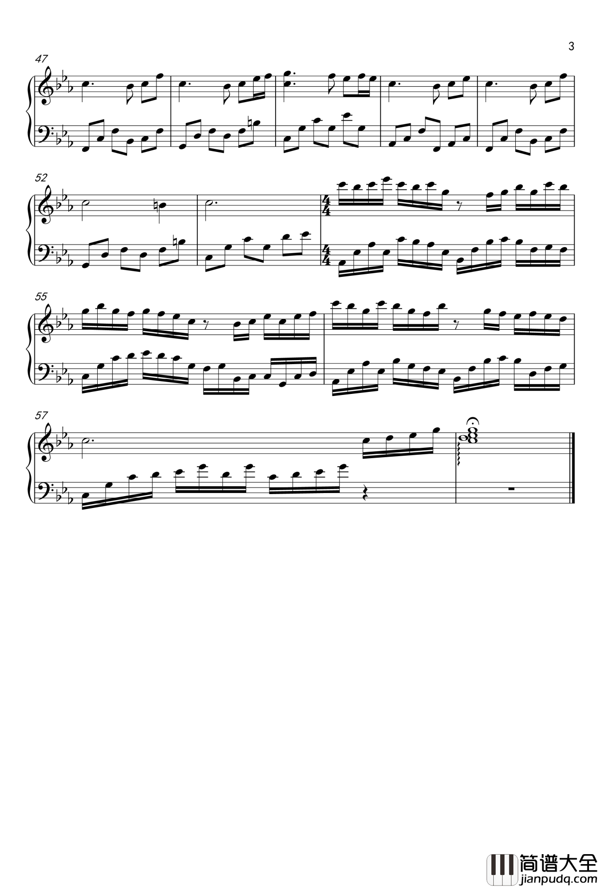 血脉同流钢琴谱_金光布袋戏