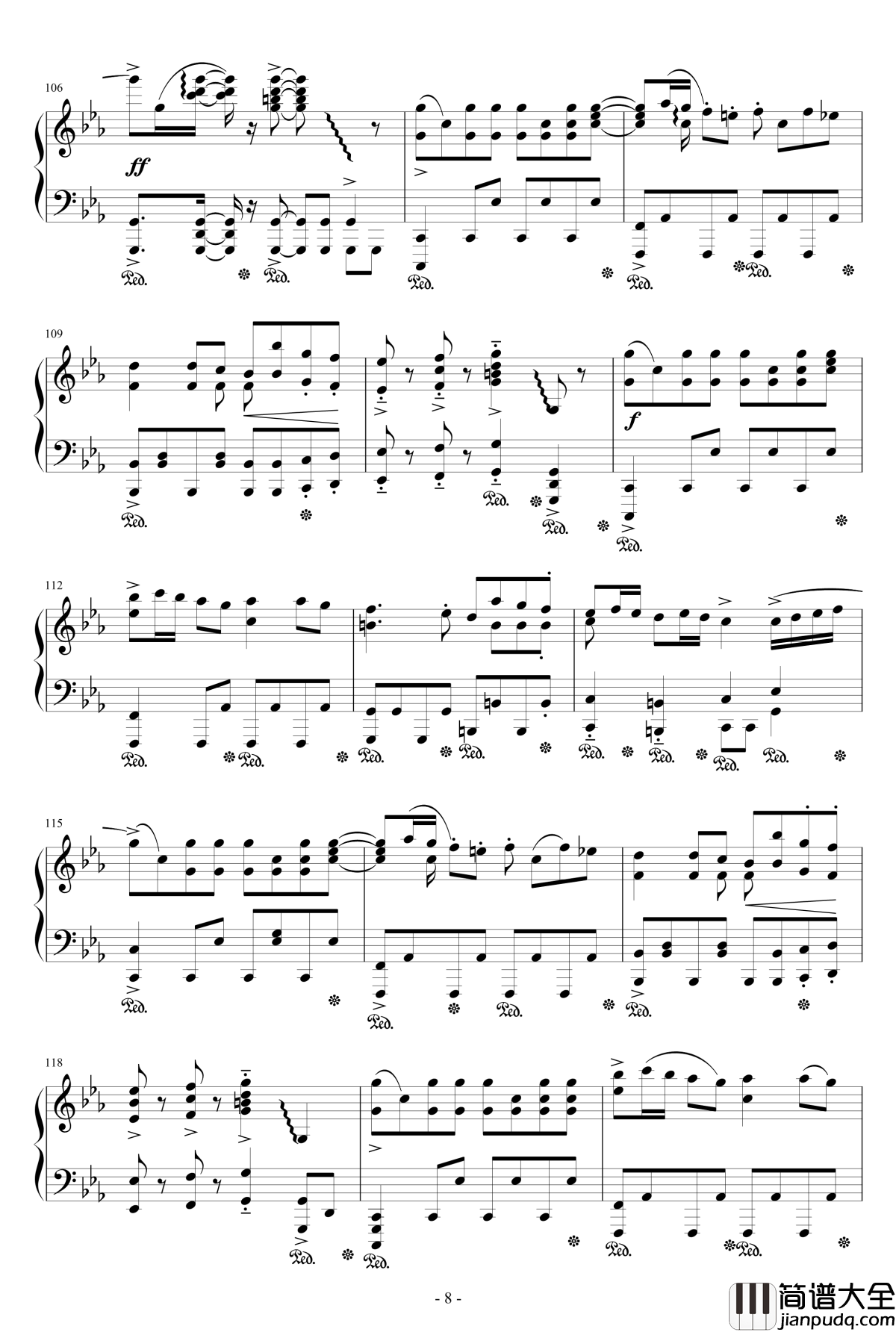 おジャ魔女カーニバル钢琴谱_触手猴