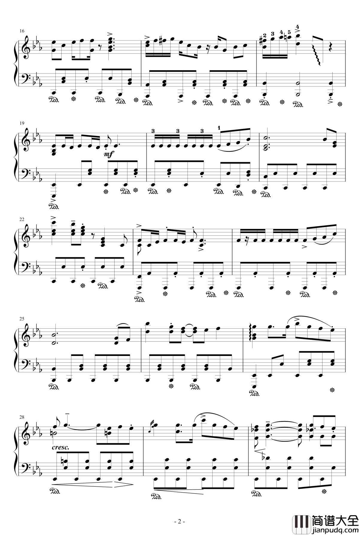 おジャ魔女カーニバル钢琴谱_触手猴