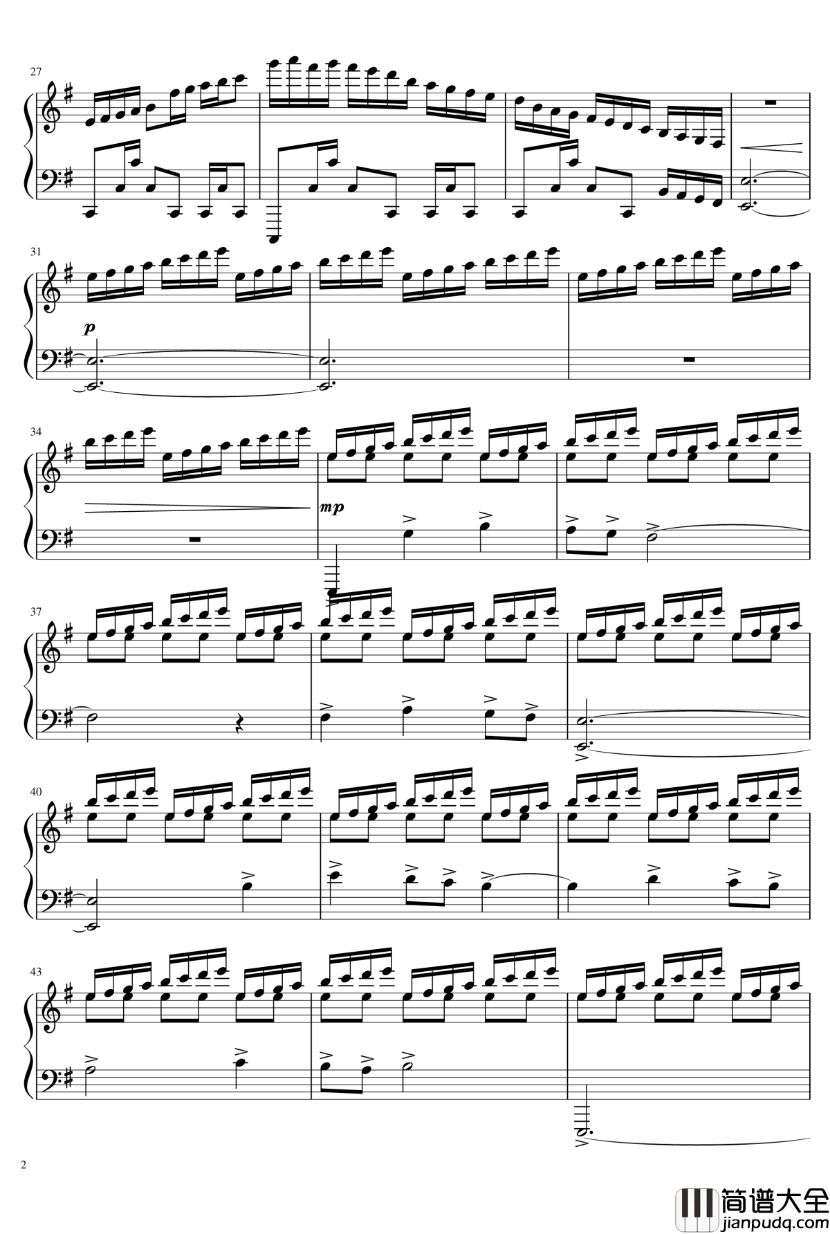 道路钢琴谱_来自深渊