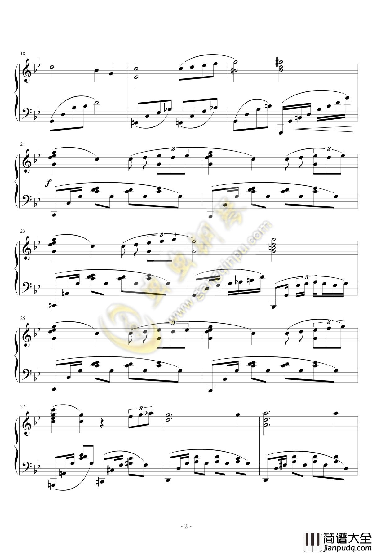 游園施設钢琴谱_尼尔机械纪元