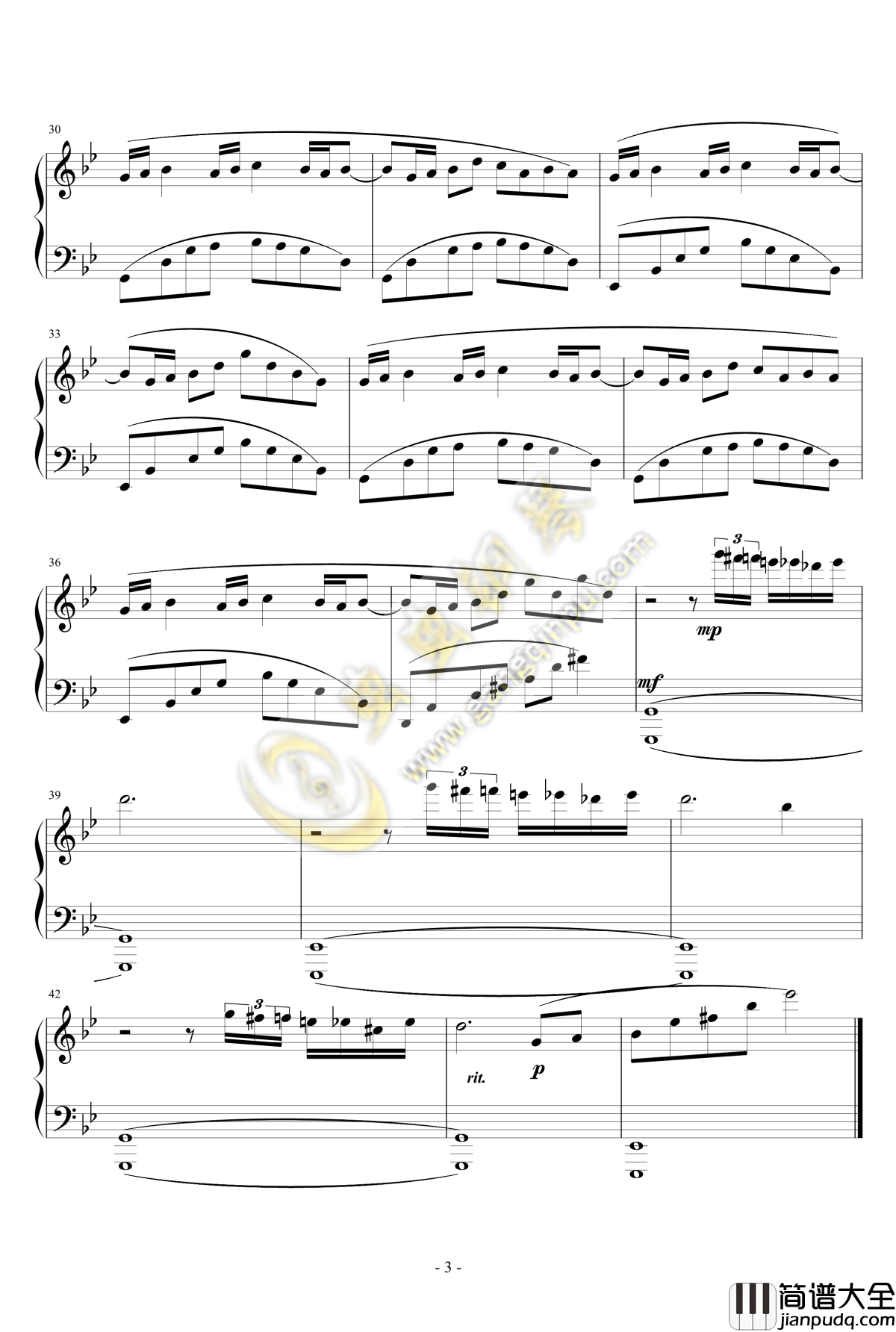 游園施設钢琴谱_尼尔机械纪元