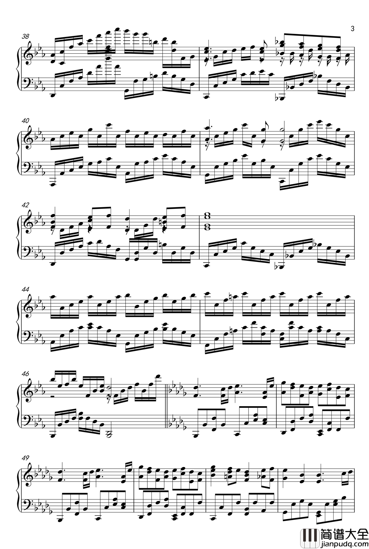 空は高钢琴谱_風は歌う_FateZero