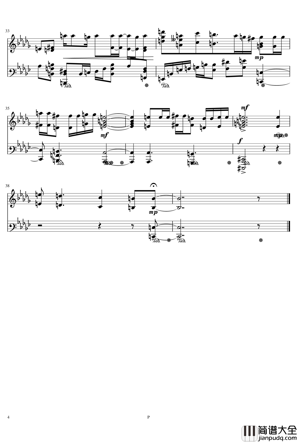 魔法使的新娘钢琴谱