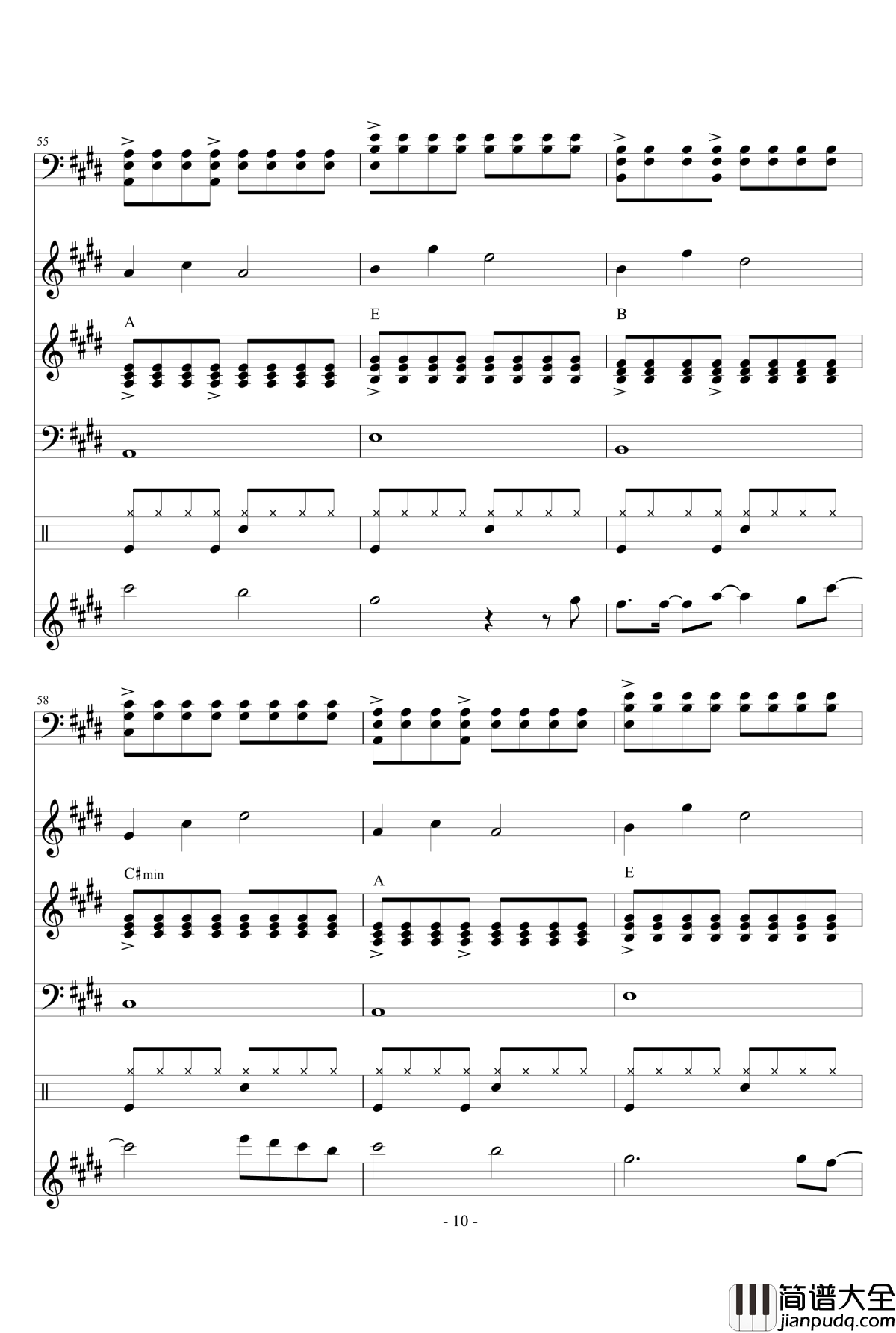 The_Spectre钢琴谱_原版乐队总谱_Alan_Walker