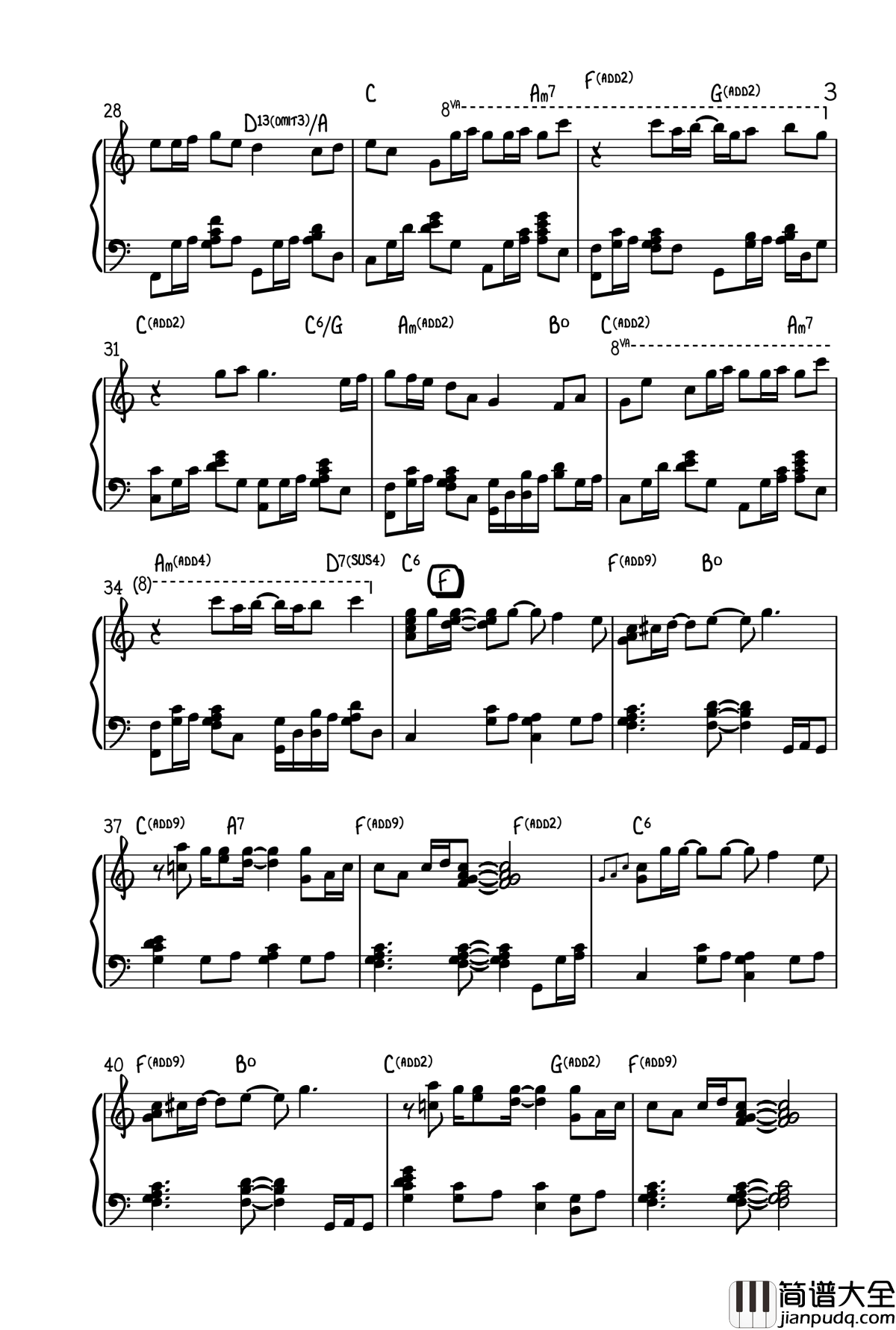 Your_Reality钢琴谱_Just_Monika