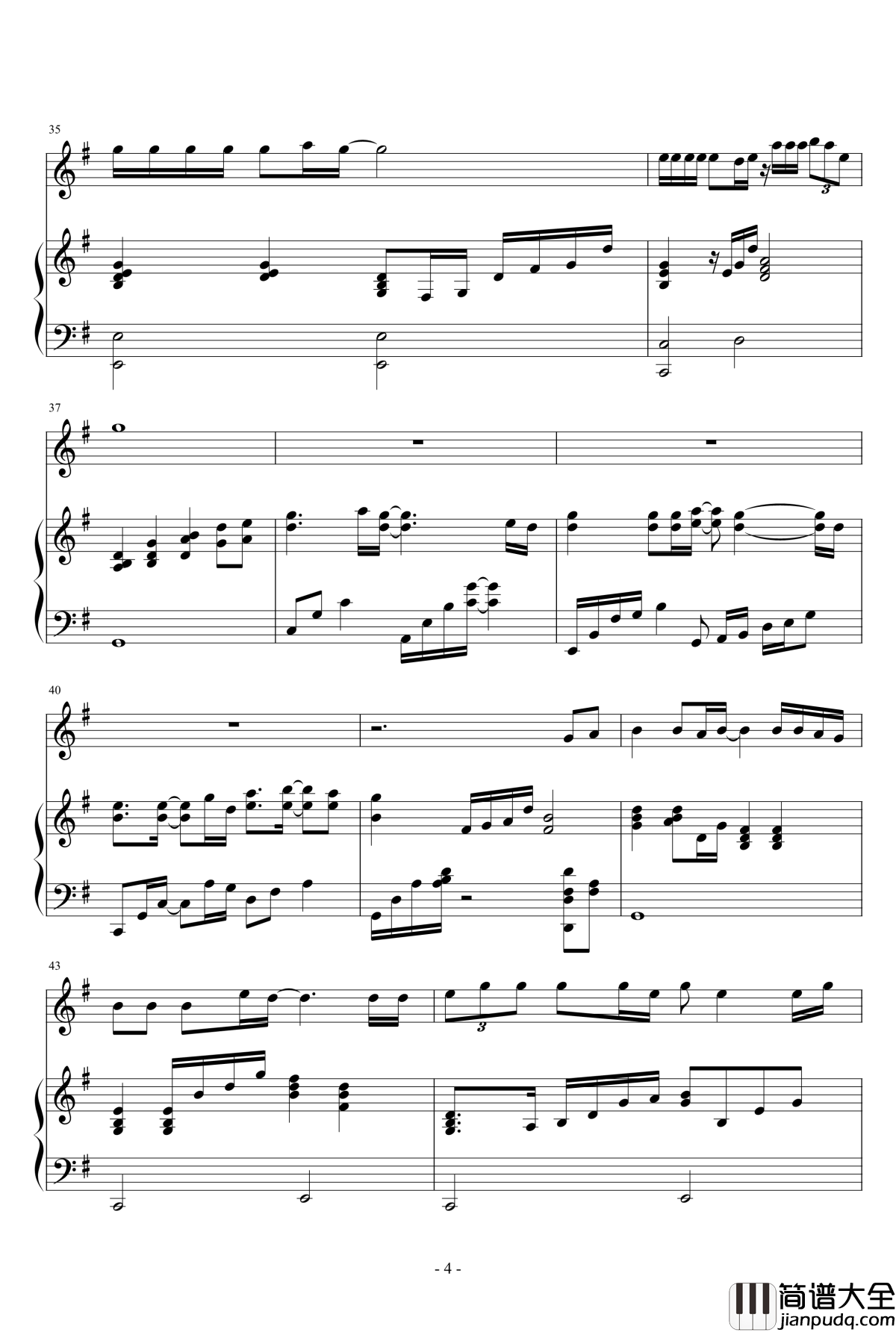 当爱已成往事钢琴谱__弹唱版乐吧_李宗盛