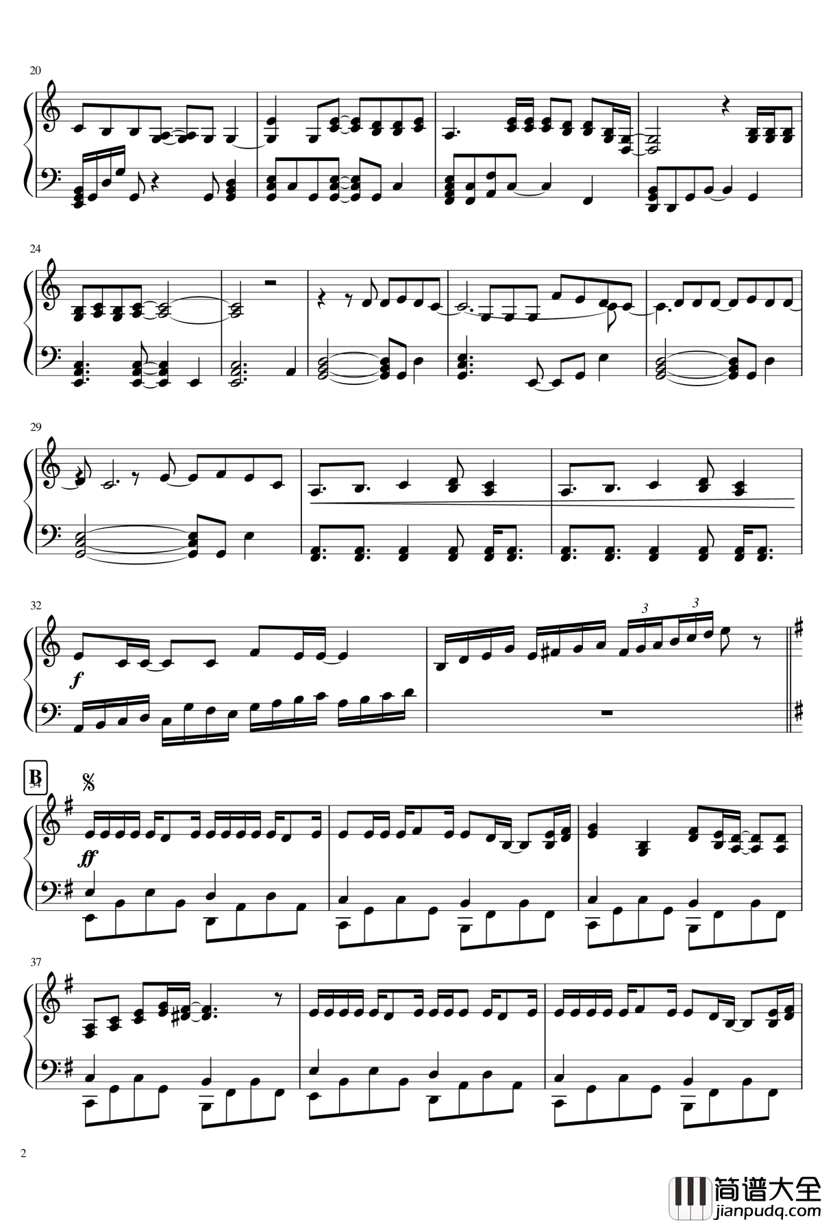 NIGHT_DREAM钢琴谱_歌之王子殿下