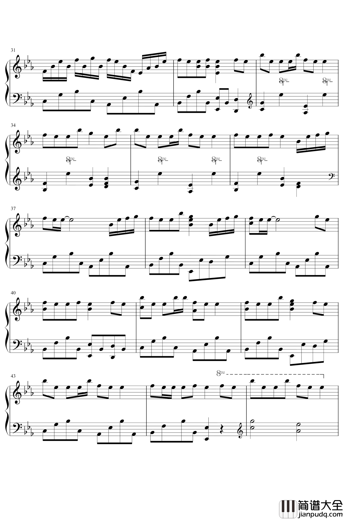 勾指起誓钢琴谱_洛天依_它想起初生时草芽的嫩绿