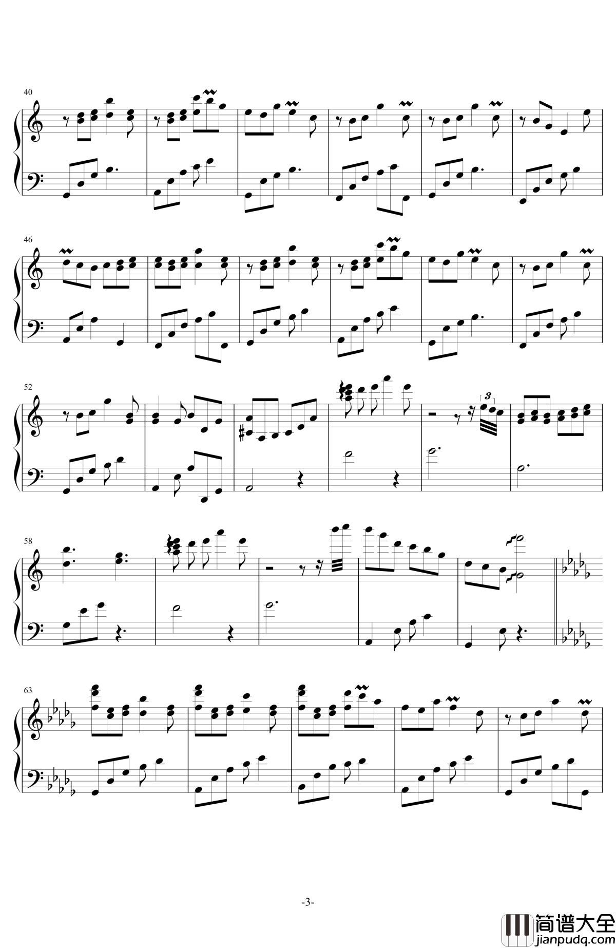 Pure_White钢琴谱_V.K克