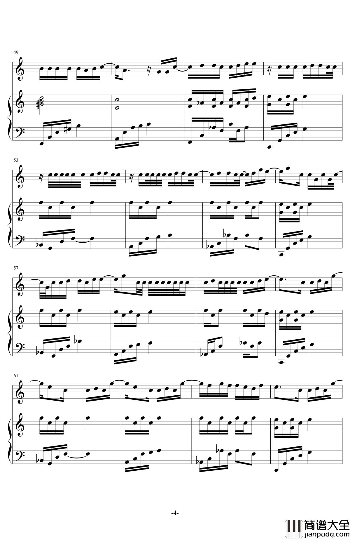 The_Road钢琴谱_黄子韬