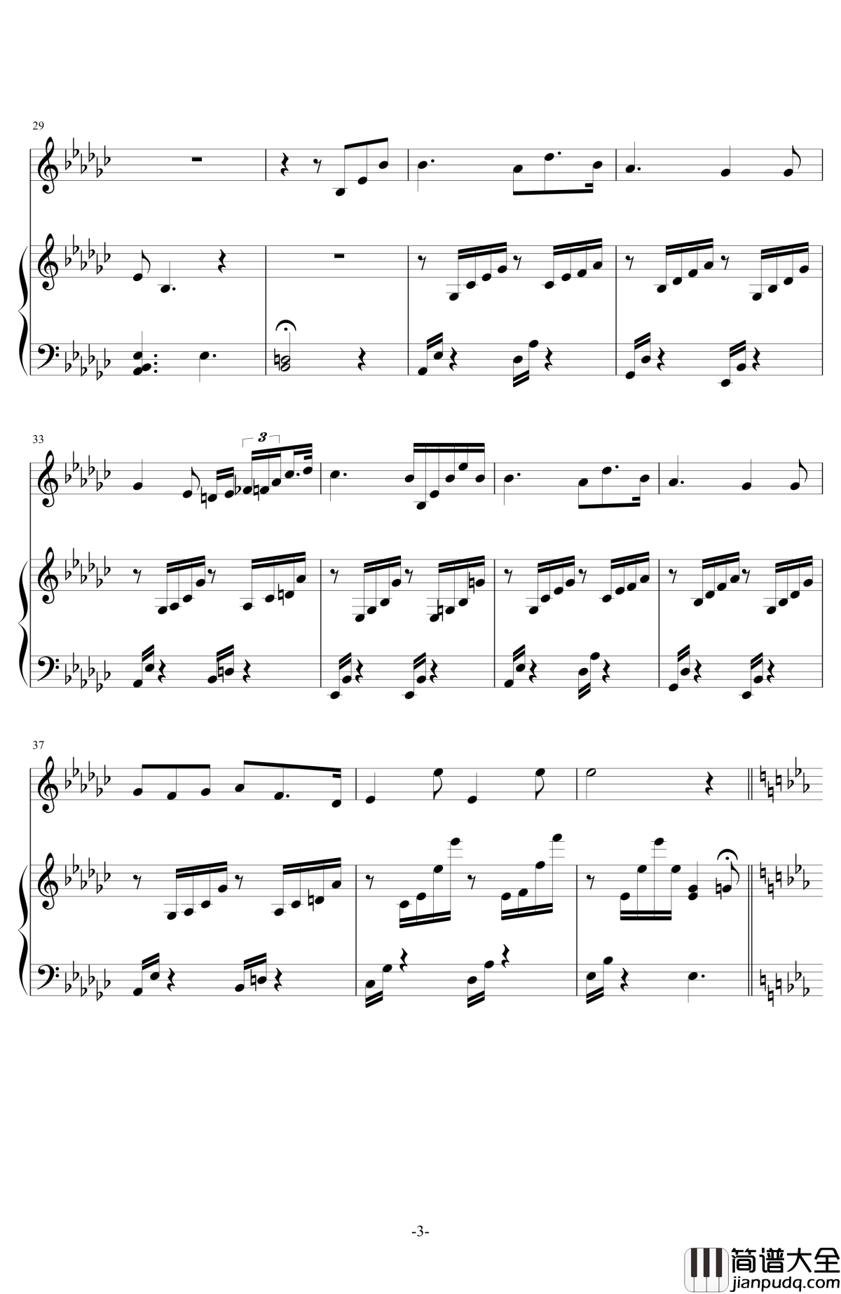 passion_cachee钢琴谱_宫本笑里