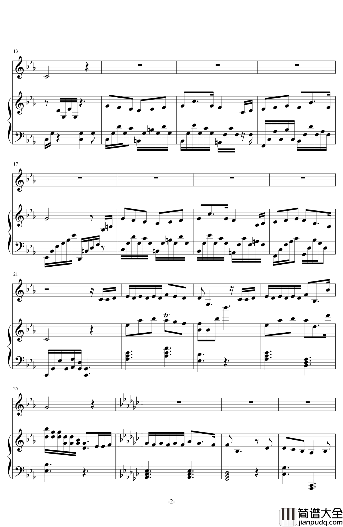 passion_cachee钢琴谱_宫本笑里