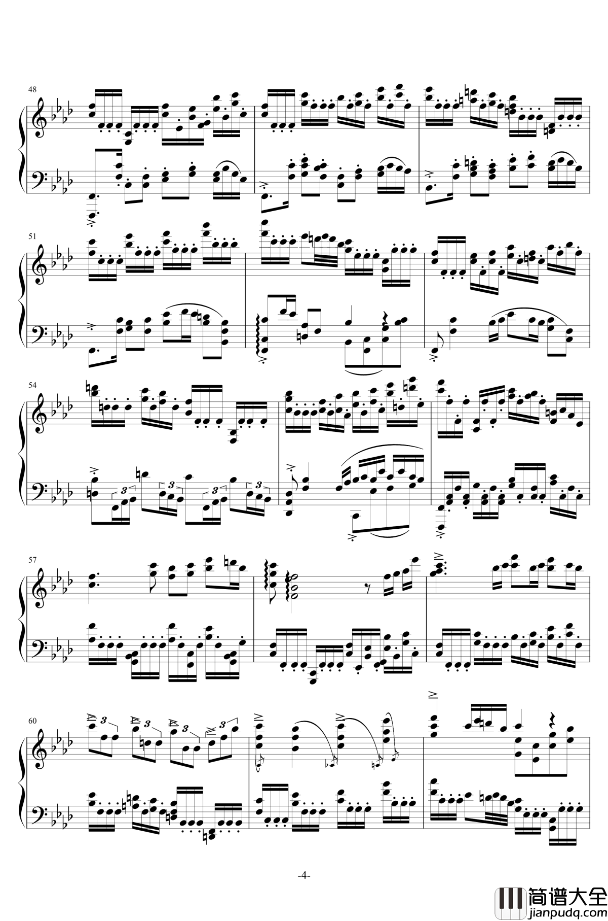 F大调叙事曲品月钢琴谱_airoad