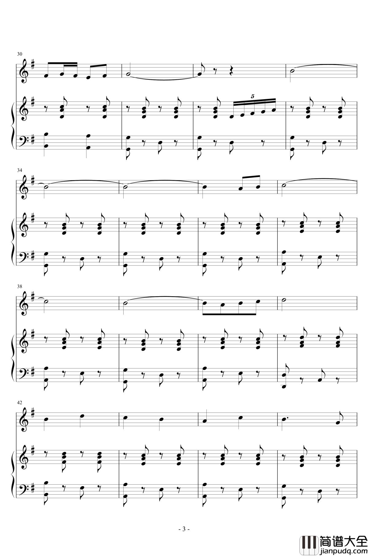 邮递马车钢琴谱_古关裕而