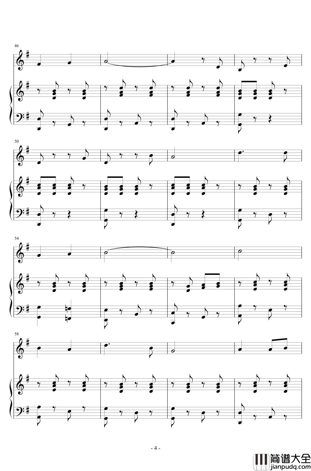 邮递马车钢琴谱_古关裕而