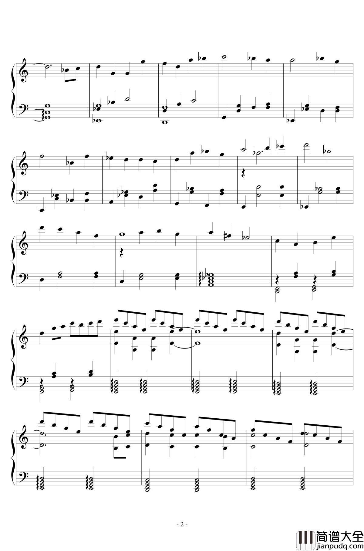 散华礼弥BGM钢琴谱_透ける瞳