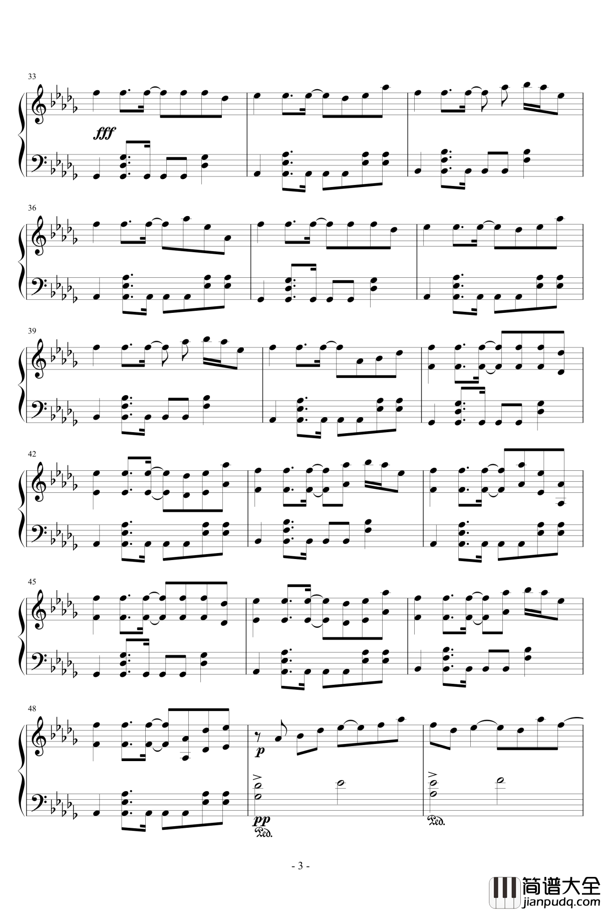 China_X钢琴谱_徐梦圆