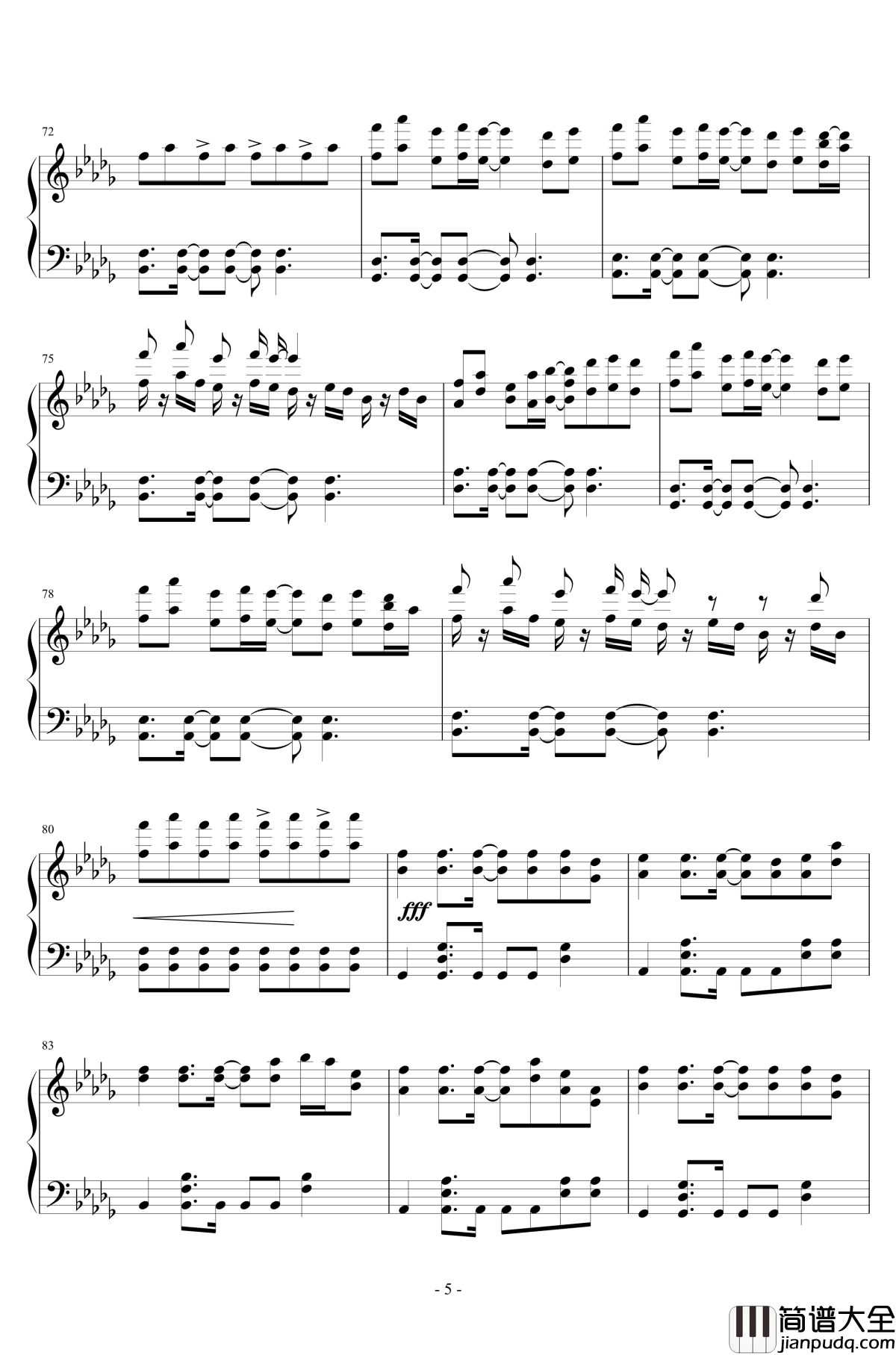 China_X钢琴谱_徐梦圆