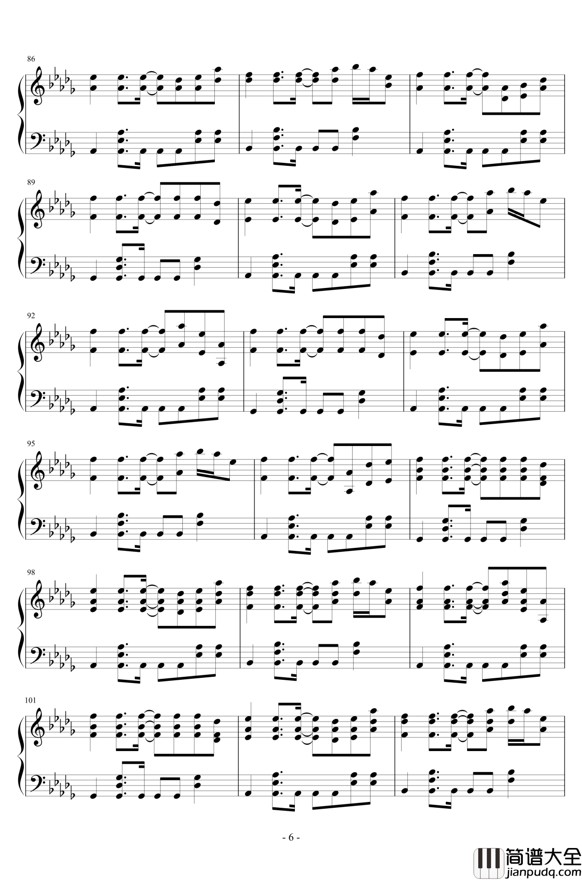 China_X钢琴谱_徐梦圆