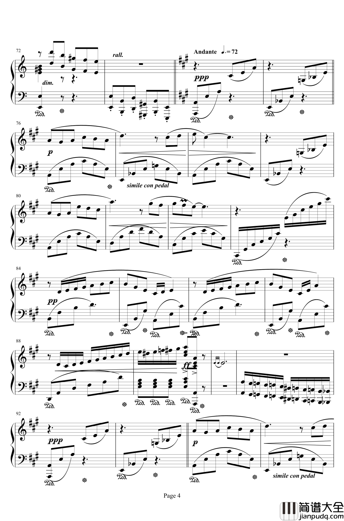 Vamo'alla_Flamenco钢琴谱_最终幻想