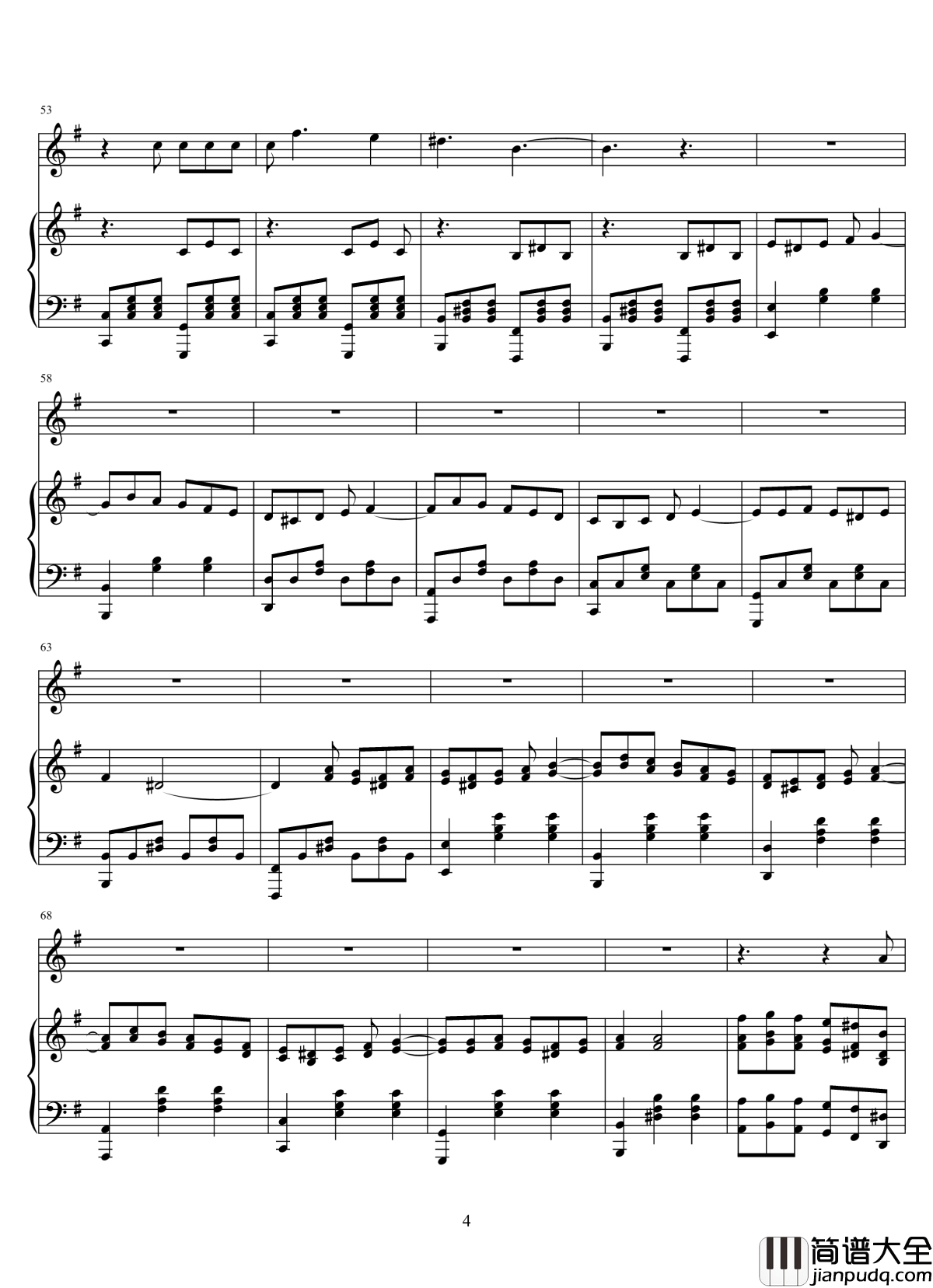 La_Llorona钢琴谱_coco