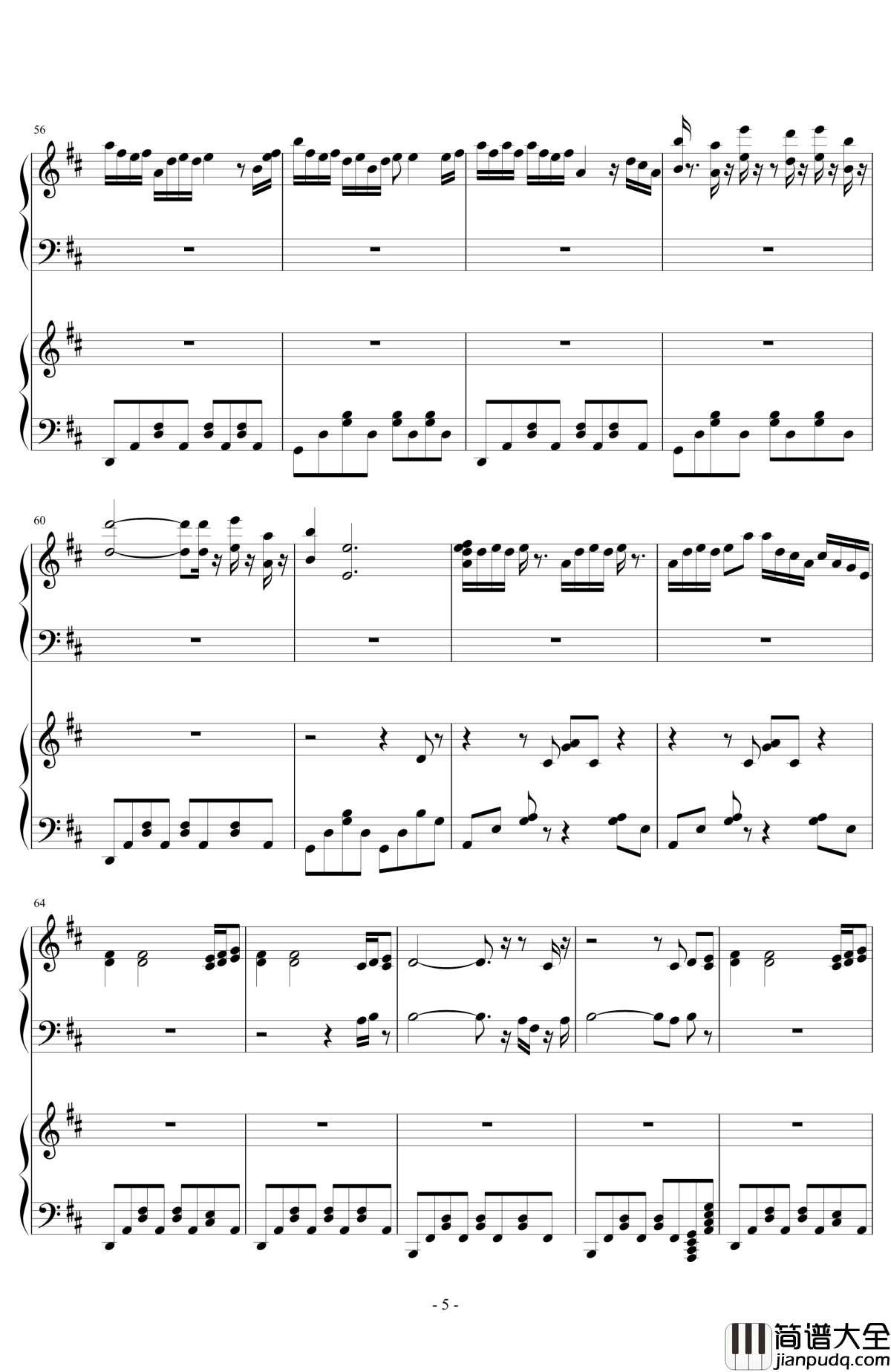 和兰花在一起钢琴谱_雅尼