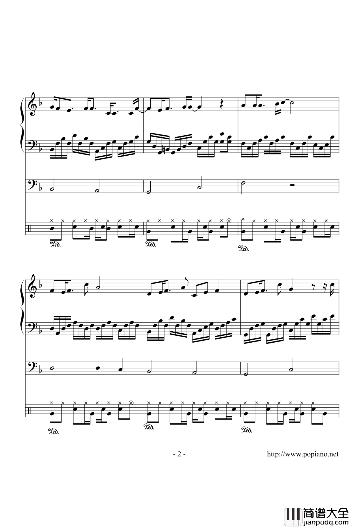 That_Winter_we_don't_easily_forget钢琴谱_west08life