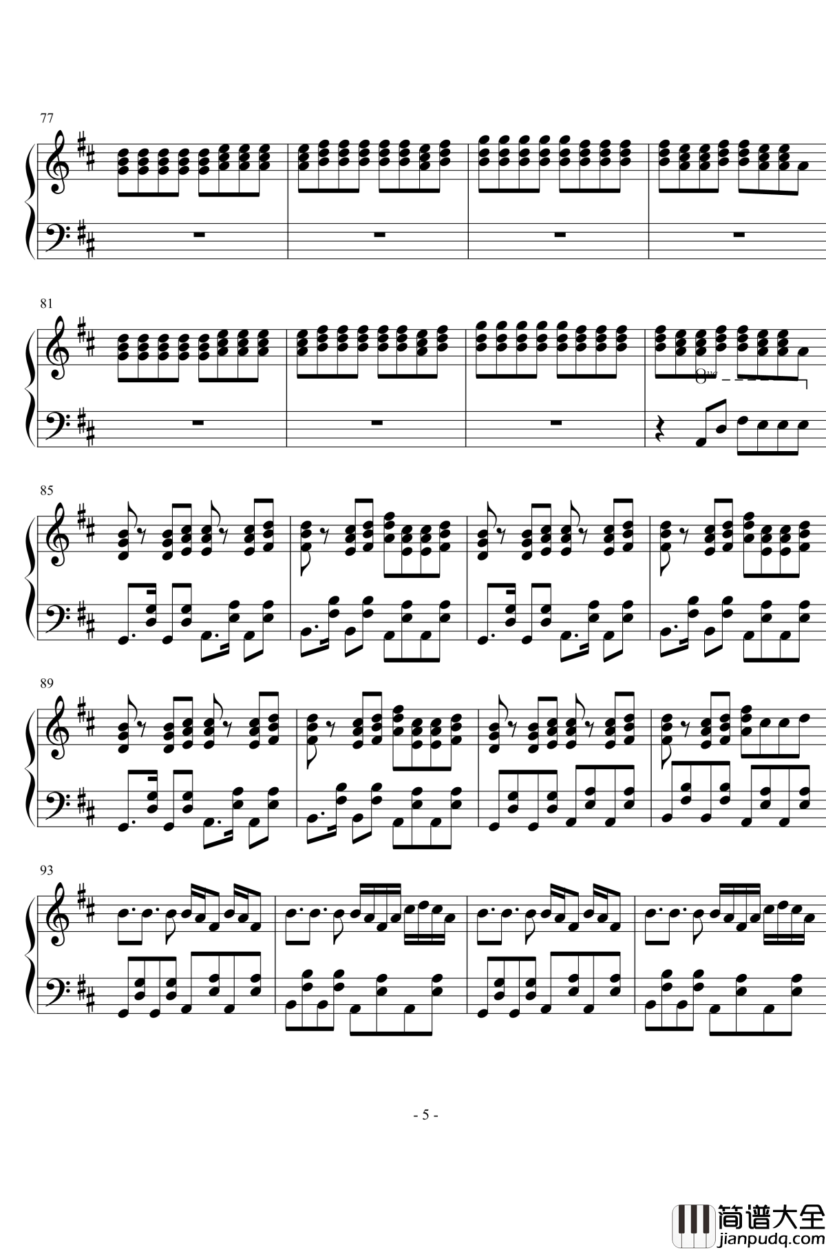 Something_just_like_this钢琴谱_Andrew_Taggart